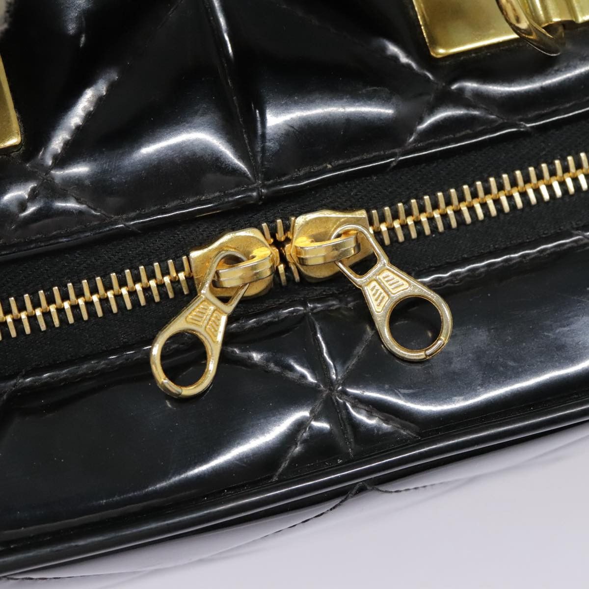 Chanel Black Patent Leather Handbag (Pre-Owned) Size ONE SIZE - 6 Thumbnail
