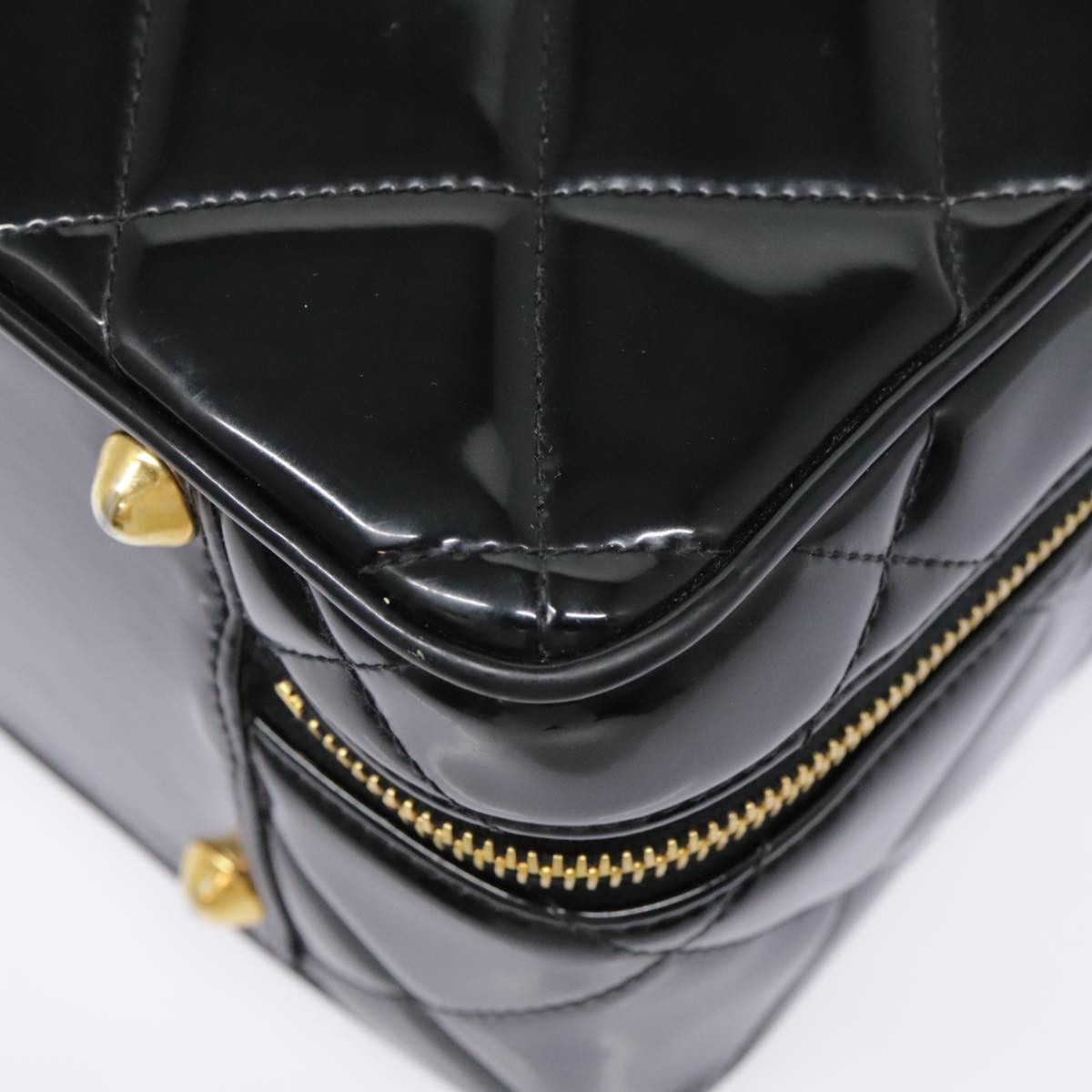 Chanel Black Patent Leather Handbag (Pre-Owned) Size ONE SIZE - 18 Thumbnail