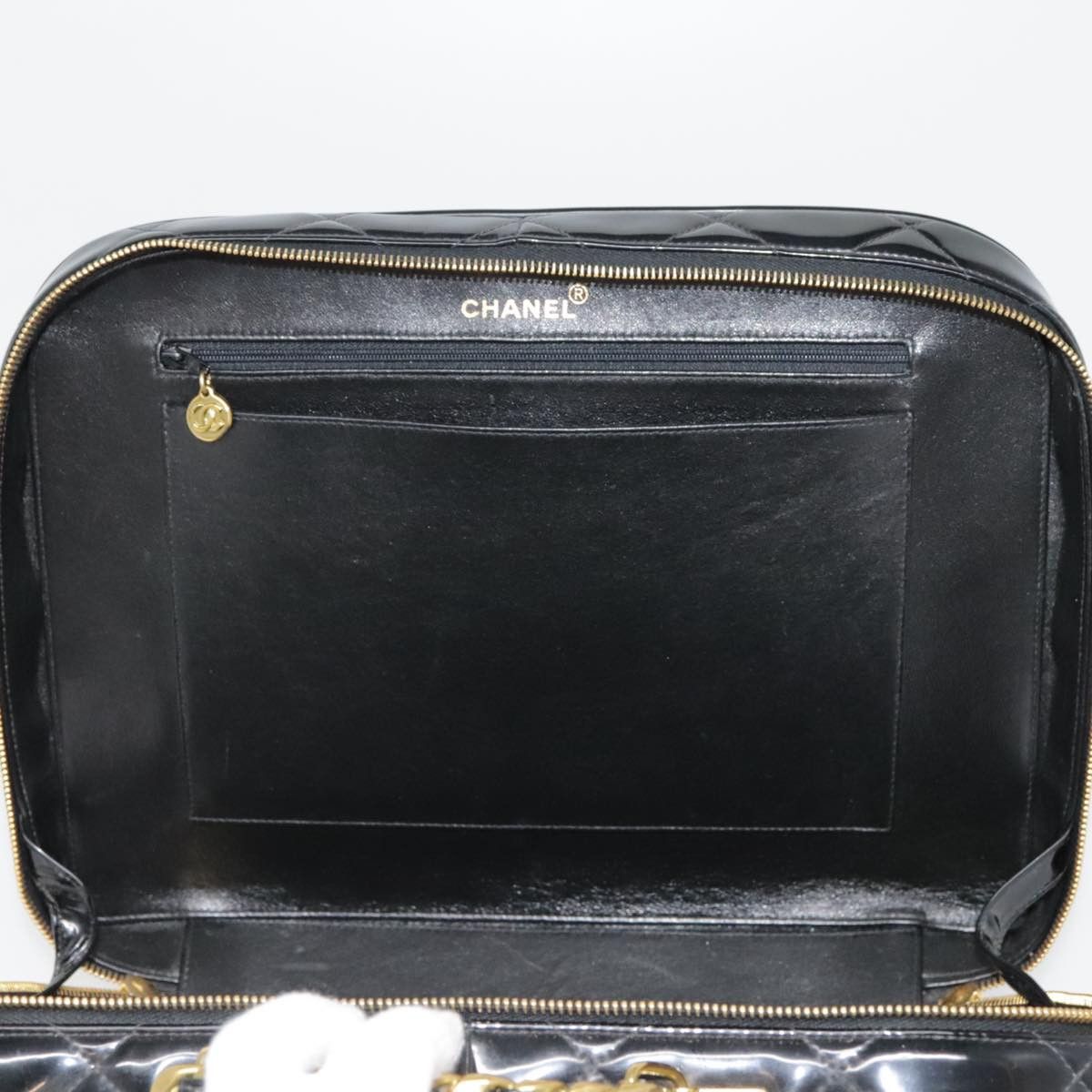 Chanel Black Patent Leather Handbag (Pre-Owned) Size ONE SIZE - 13 Thumbnail