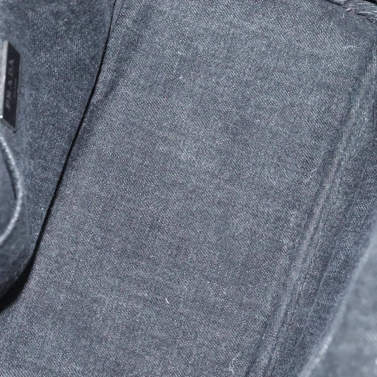 Prada Canapa Black Denim - Jeans Tote Bag (Pre-Owned) Size ONE SIZE - 11 Thumbnail