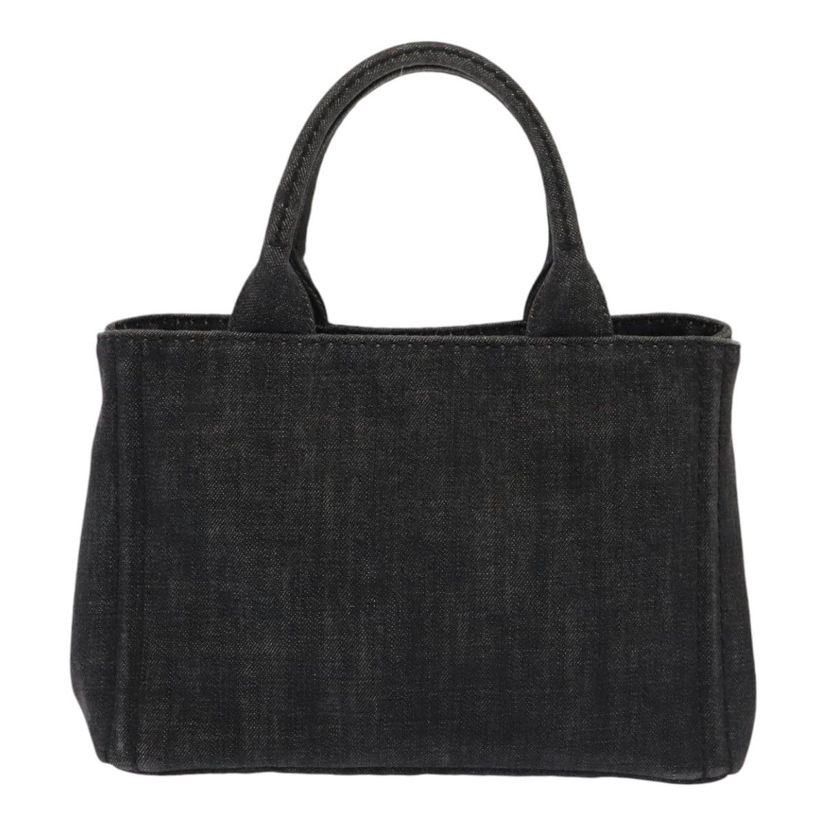 Prada Canapa Black Denim - Jeans Tote Bag (Pre-Owned) Size ONE SIZE - 2 Thumbnail