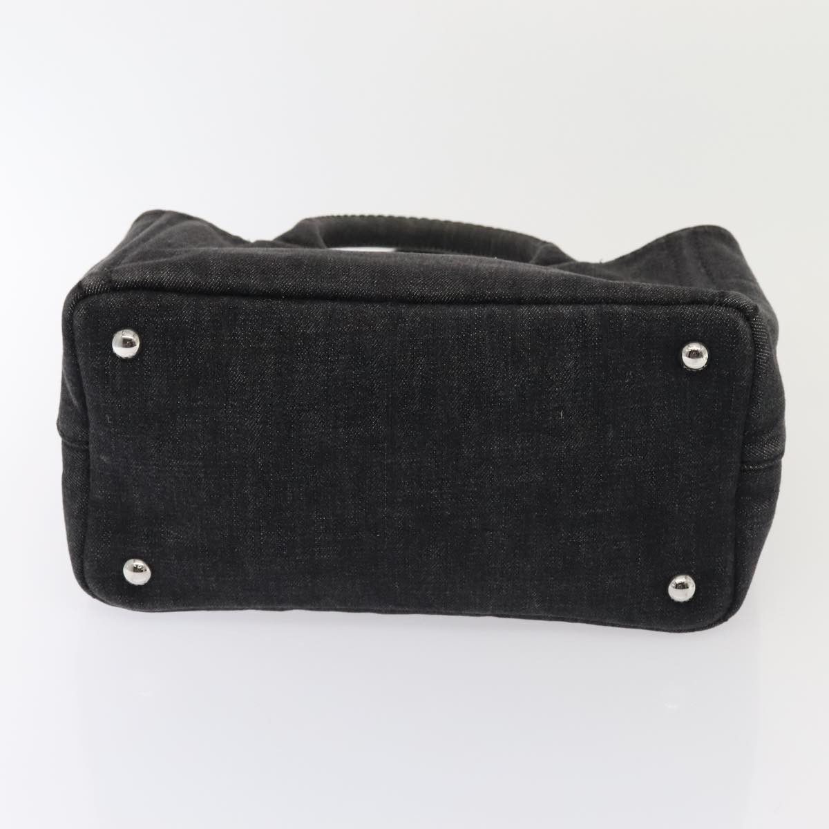 Prada Canapa Black Denim - Jeans Tote Bag (Pre-Owned) Size ONE SIZE - 18 Thumbnail