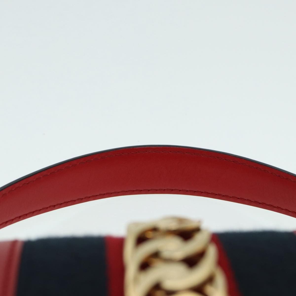 Gucci Sylvie Navy Leather Handbag (Pre-Owned) Size ONE SIZE - 15 Thumbnail