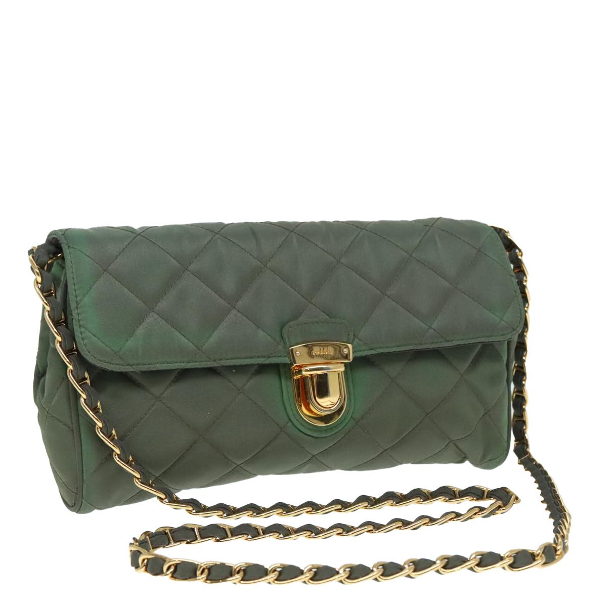 Prada Re-Nylon Khaki Synthetic Shoulder Bag (Pre-Owned) Size ONE SIZE - 13 Thumbnail