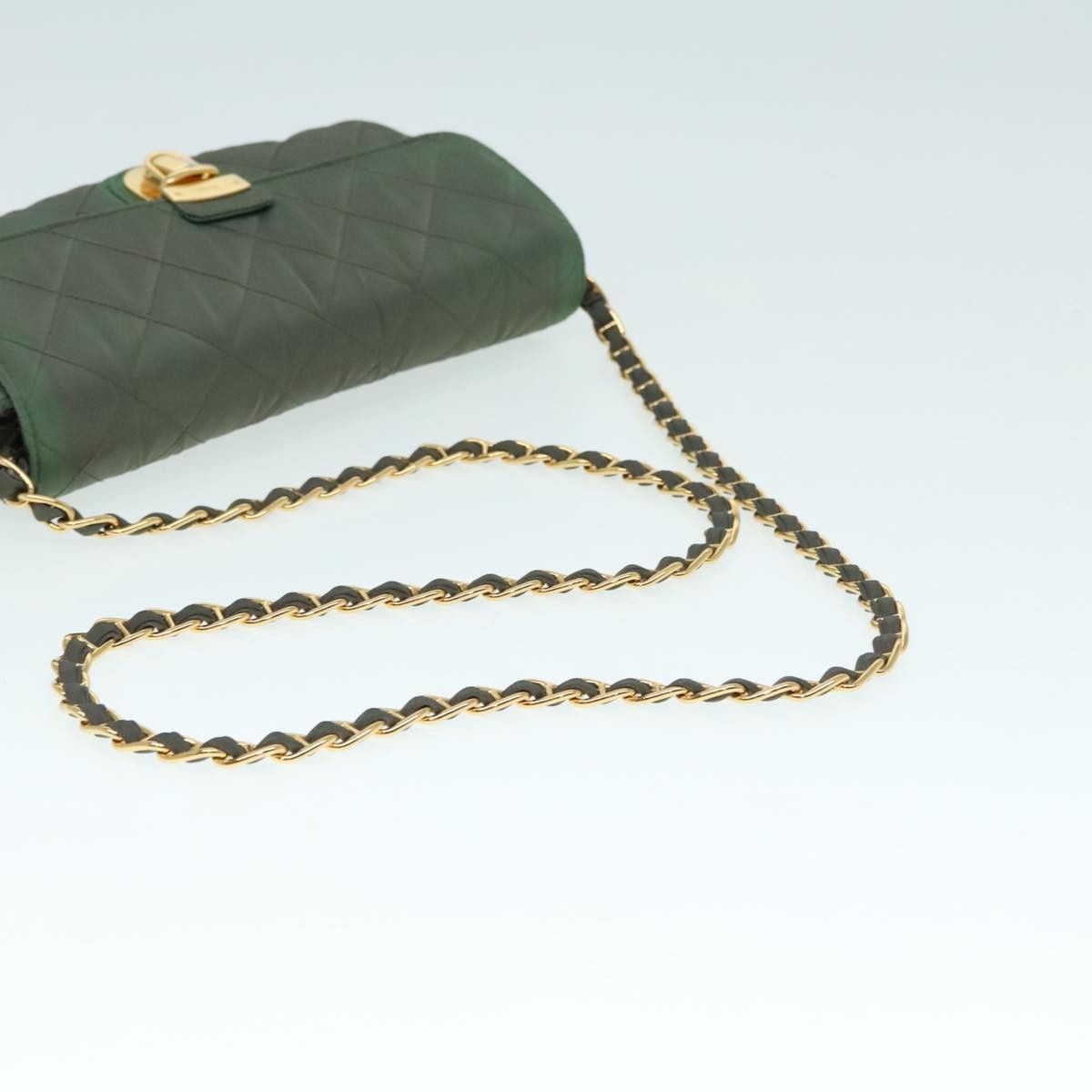 Prada Re-Nylon Khaki Synthetic Shoulder Bag (Pre-Owned) Size ONE SIZE - 16 Thumbnail