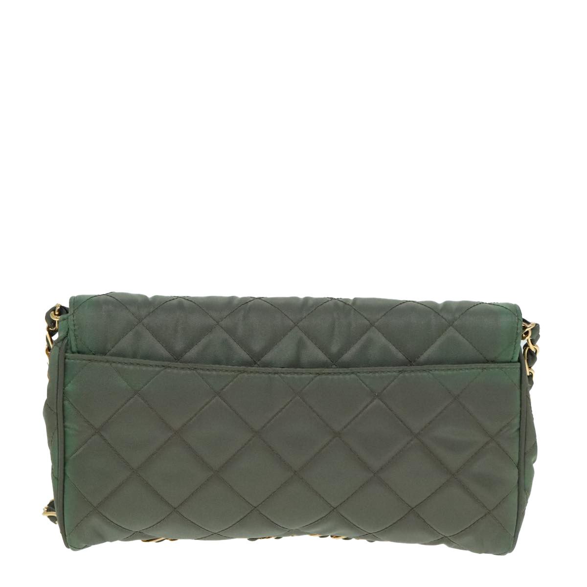 Prada Re-Nylon Khaki Synthetic Shoulder Bag (Pre-Owned) Size ONE SIZE - 2 Thumbnail