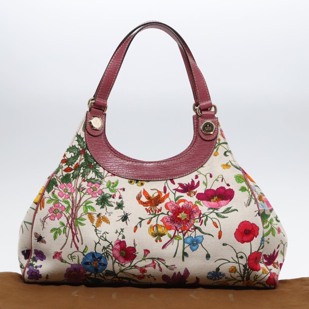 Gucci Flora Multicolour Canvas Handbag (Pre-Owned) Size ONE SIZE - 16 Thumbnail