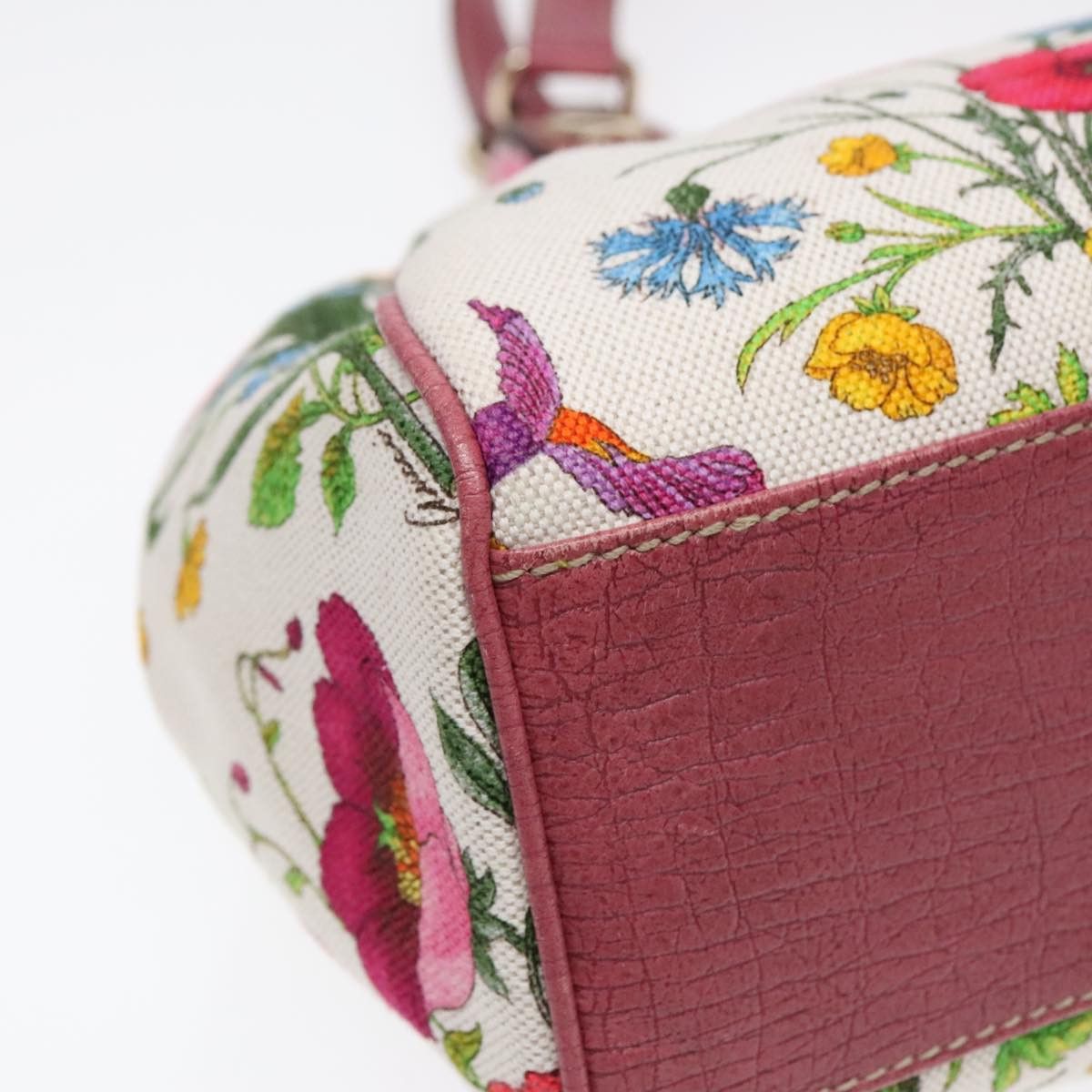 Gucci Flora Multicolour Canvas Handbag (Pre-Owned) Size ONE SIZE - 10 Thumbnail