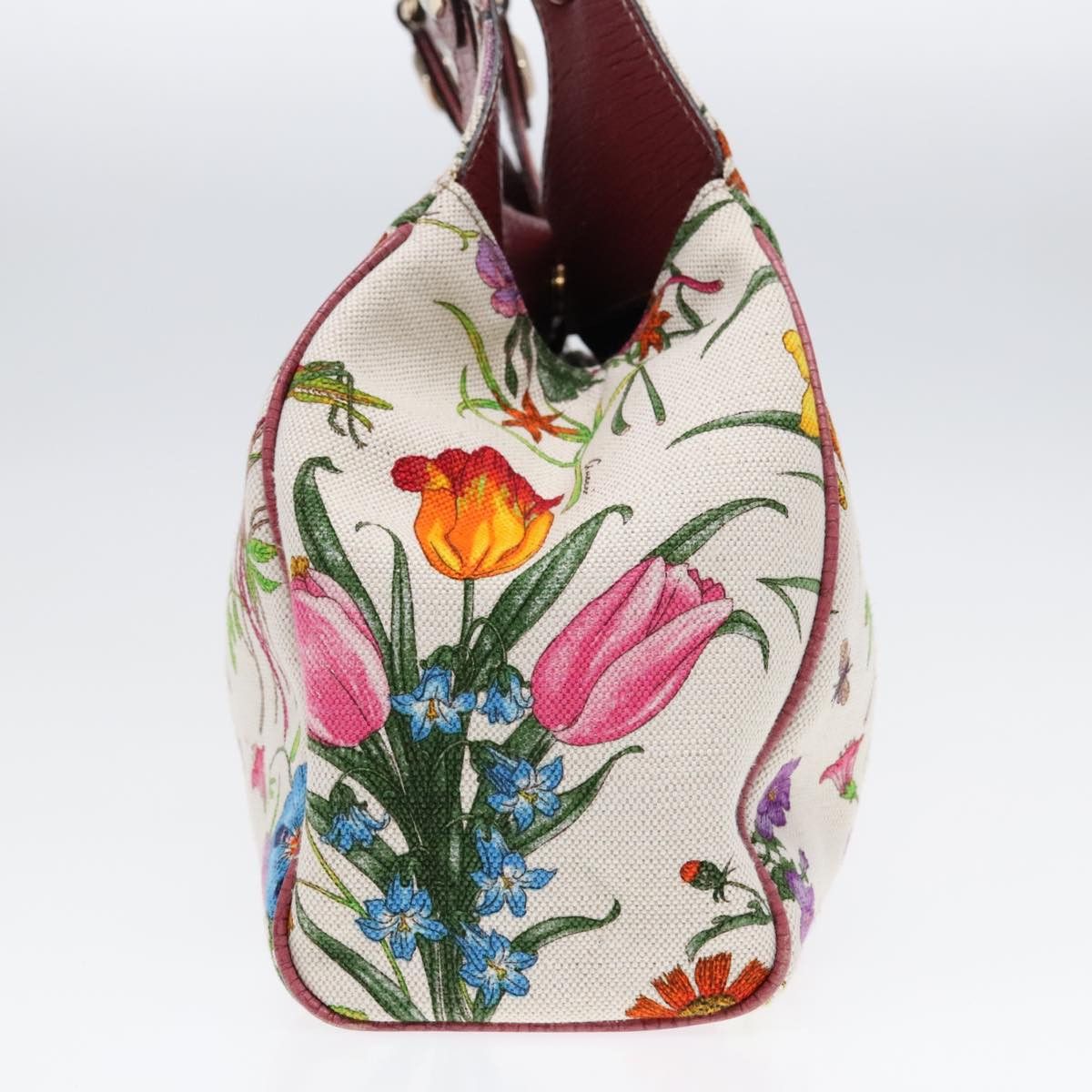 Gucci Flora Multicolour Canvas Handbag (Pre-Owned) Size ONE SIZE - 3 Thumbnail
