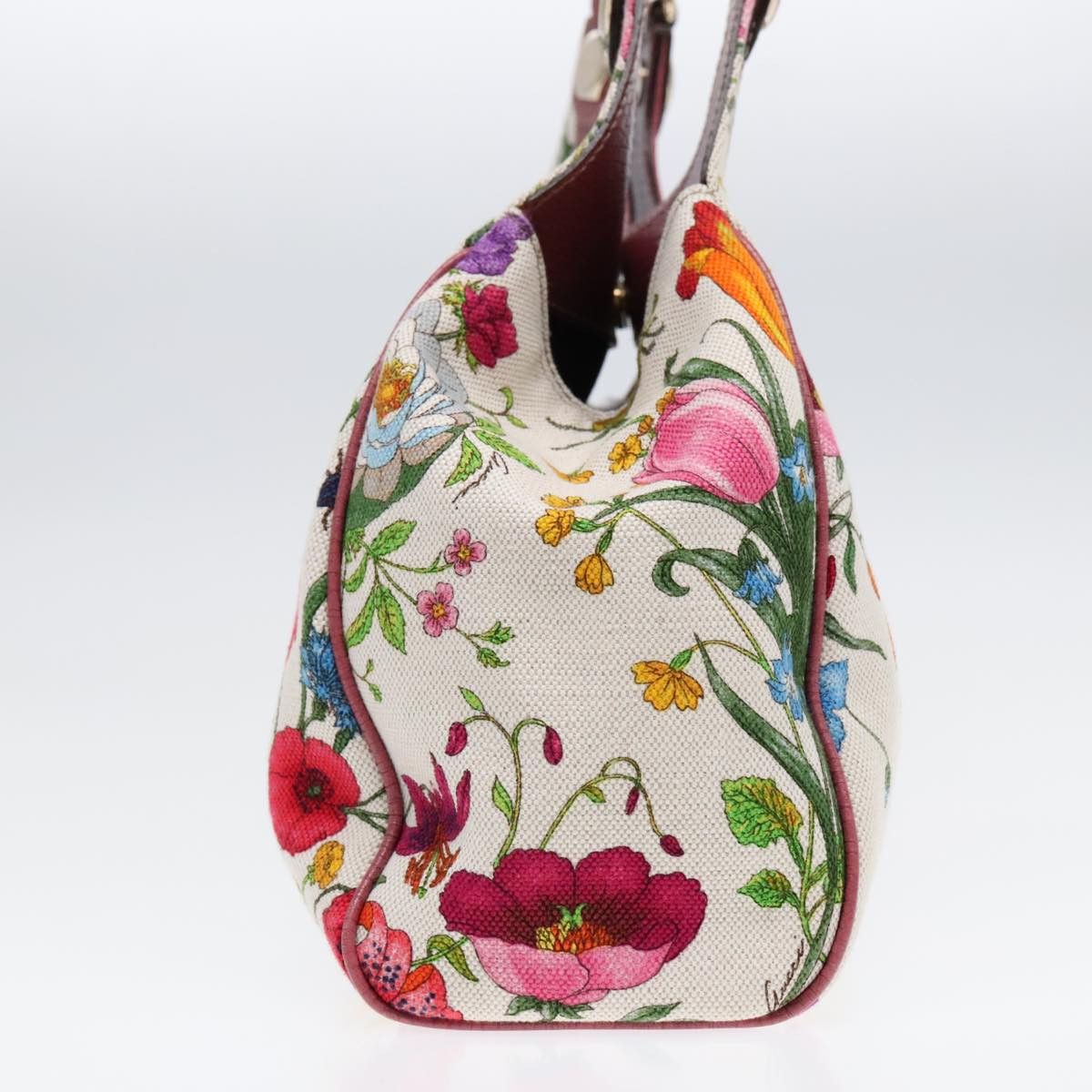 Gucci Flora Multicolour Canvas Handbag (Pre-Owned) Size ONE SIZE - 4 Thumbnail