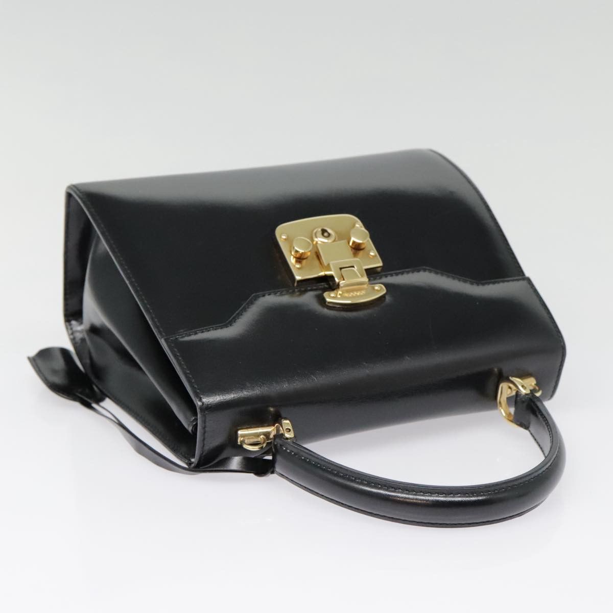 Gucci Lady Lock Black Leather Handbag (Pre-Owned) Size ONE SIZE - 14 Thumbnail