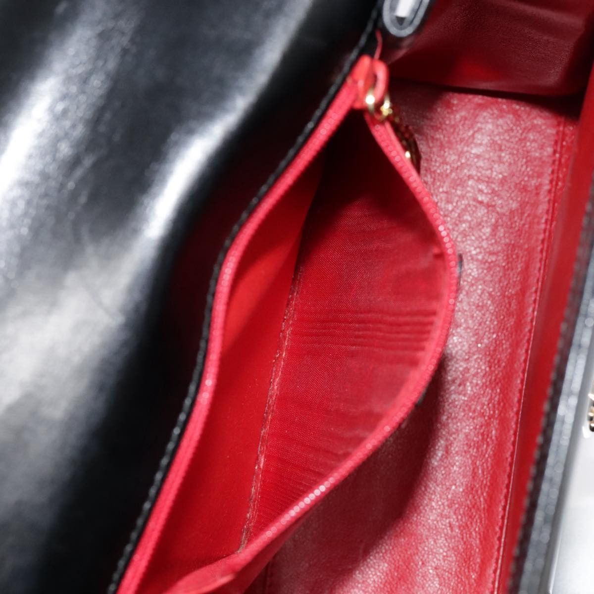 Gucci Lady Lock Black Leather Handbag (Pre-Owned) Size ONE SIZE - 10 Thumbnail