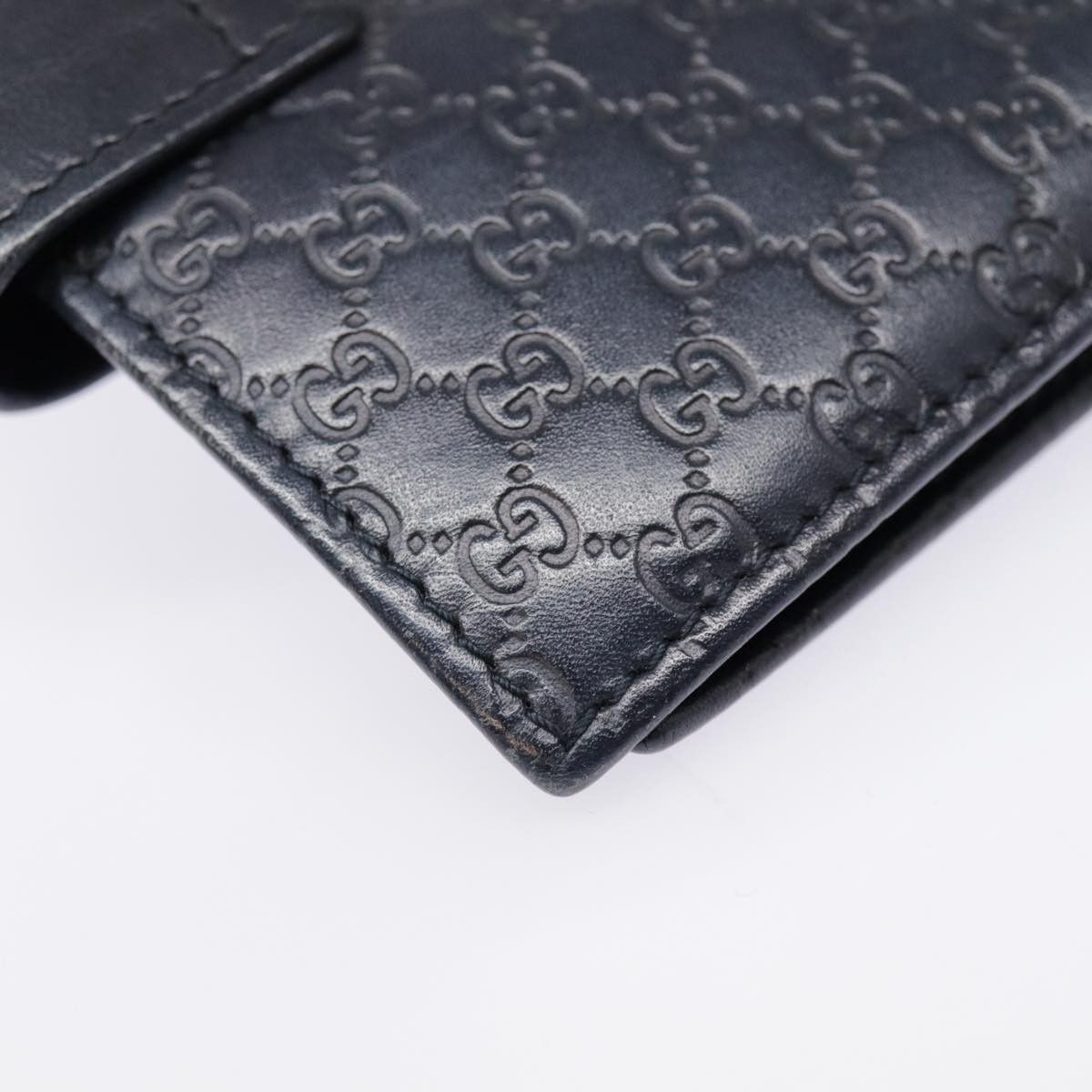 Gucci ssima Navy Leather Wallet (Pre-Owned) Size ONE SIZE - 10 Thumbnail