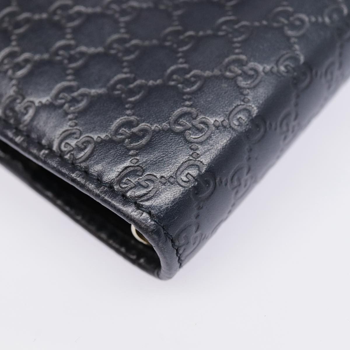 Gucci ssima Navy Leather Wallet (Pre-Owned) Size ONE SIZE - 11 Thumbnail