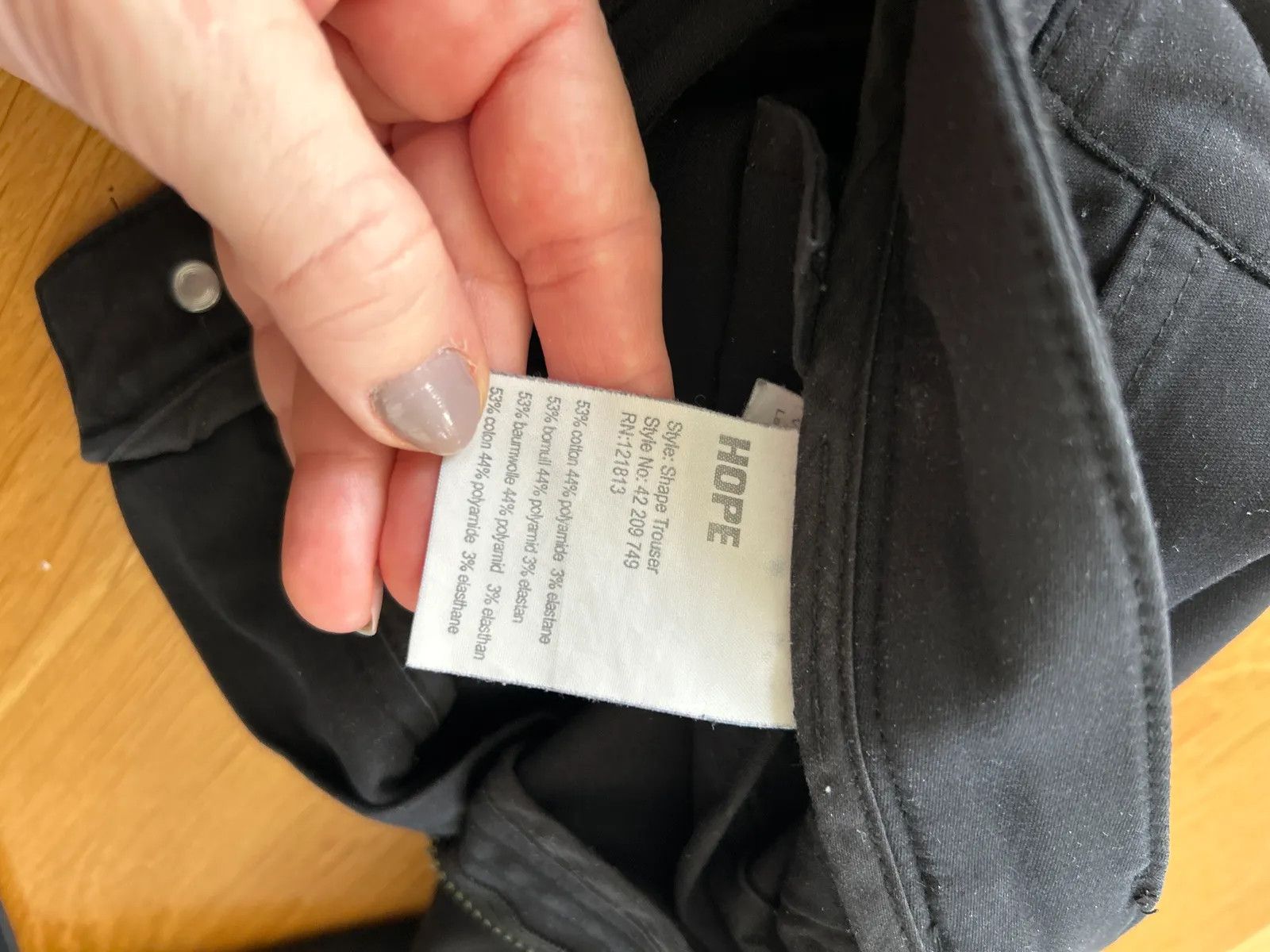 Hope Hope Sharp trousers Pants Size 27" / US 4 / IT 40 - 3 Thumbnail
