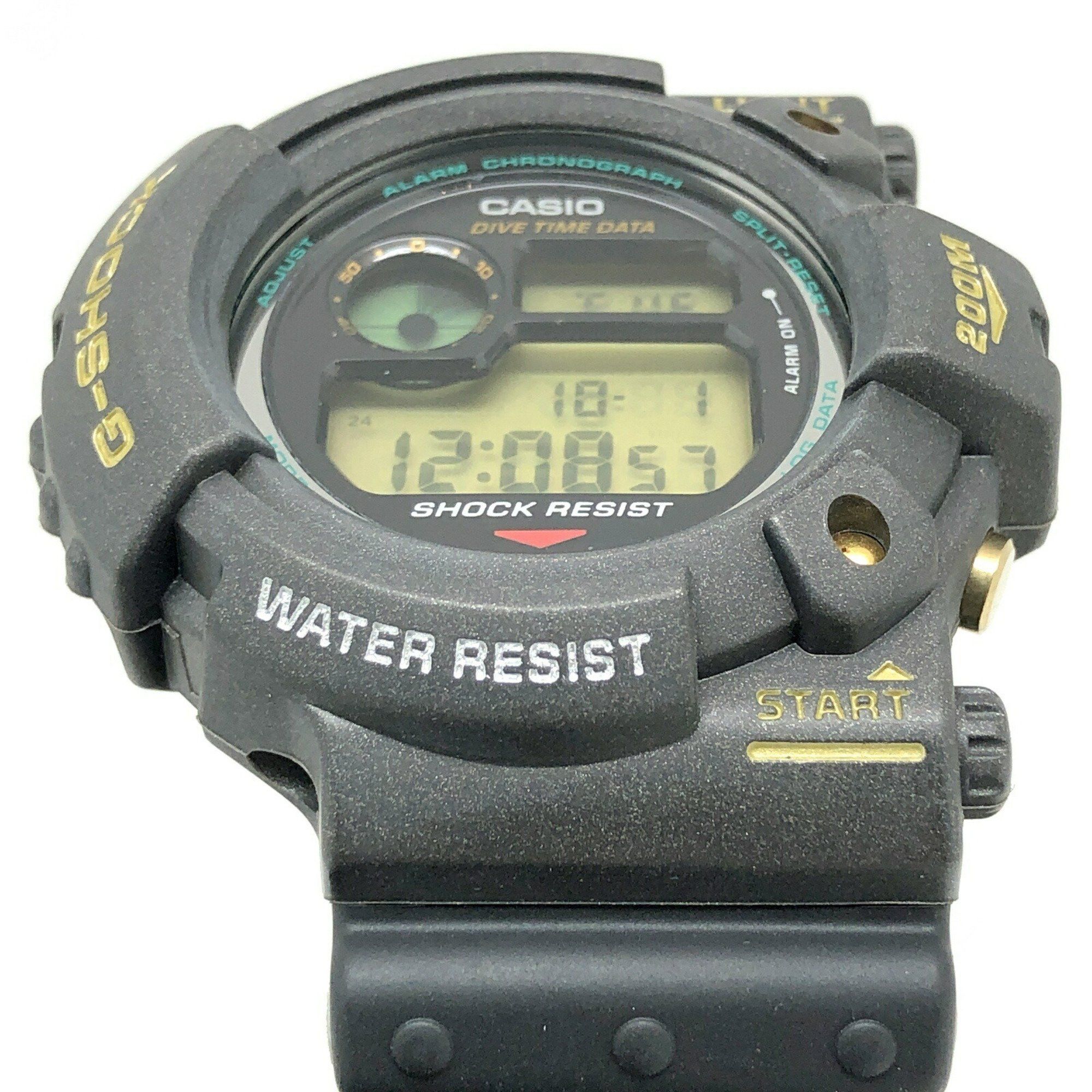 Casio G-SHOCK CASIO Watch DW-6300B-8 FROGMAN First generation Frogman Dark metallic gray Gunmetal Green miniature bulb Released November 1994 Mikunigaoka store Size ONE SIZE - 7 Thumbnail