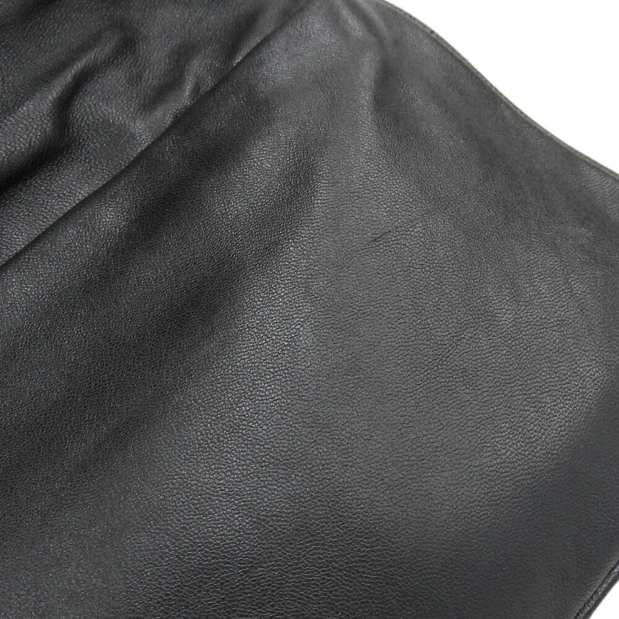 Tory Burch TORY BURCH Bag Shoulder Clutch Leather Black Size ONE SIZE - 9 Thumbnail