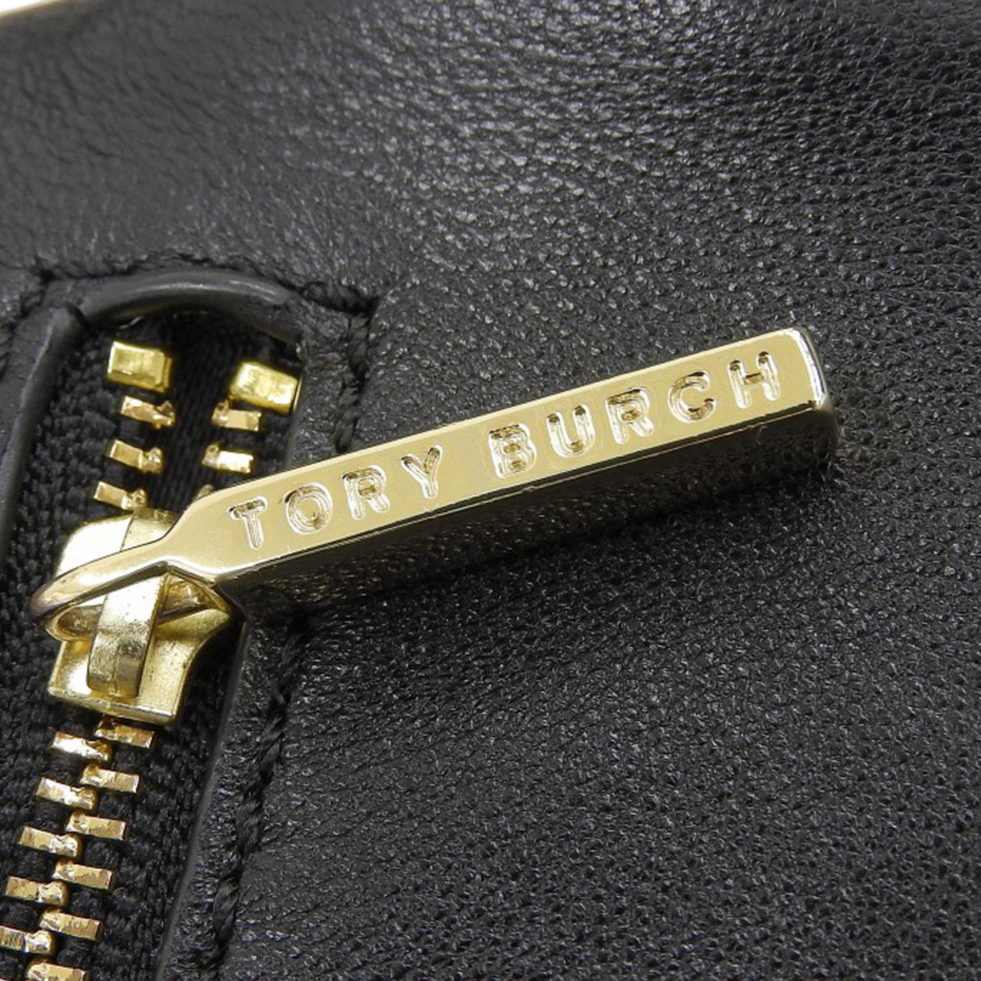 Tory Burch TORY BURCH Bag Shoulder Clutch Leather Black Size ONE SIZE - 10 Thumbnail