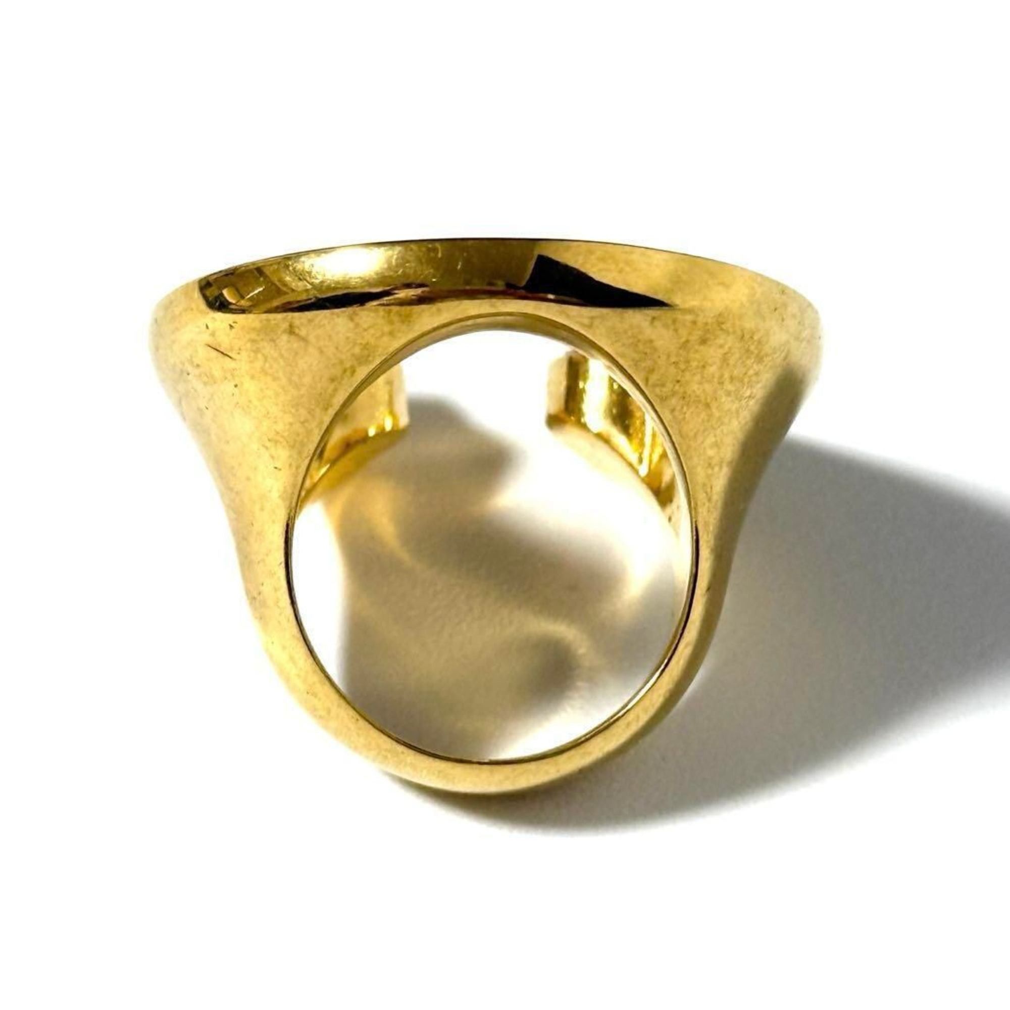Versace Versace Men's Women's Medusa Horseshoe Ring Size ONE SIZE - 6 Thumbnail