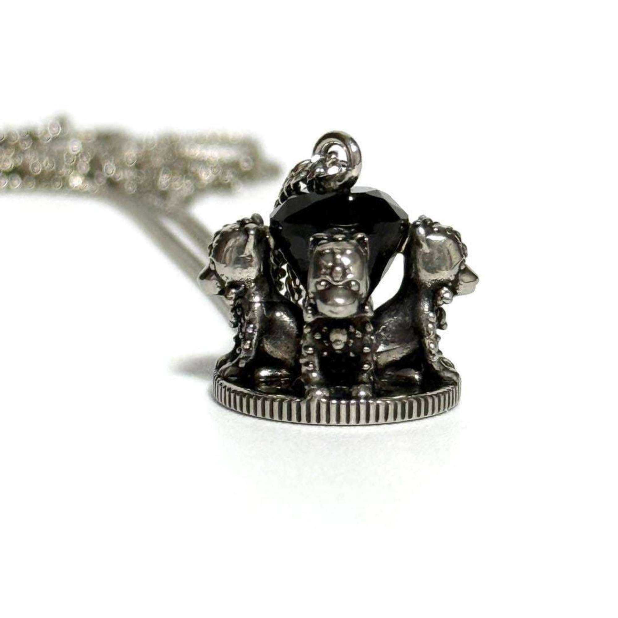 Dior Christian Dior Dior Men's Pendant Necklace Dog Size ONE SIZE - 3 Thumbnail