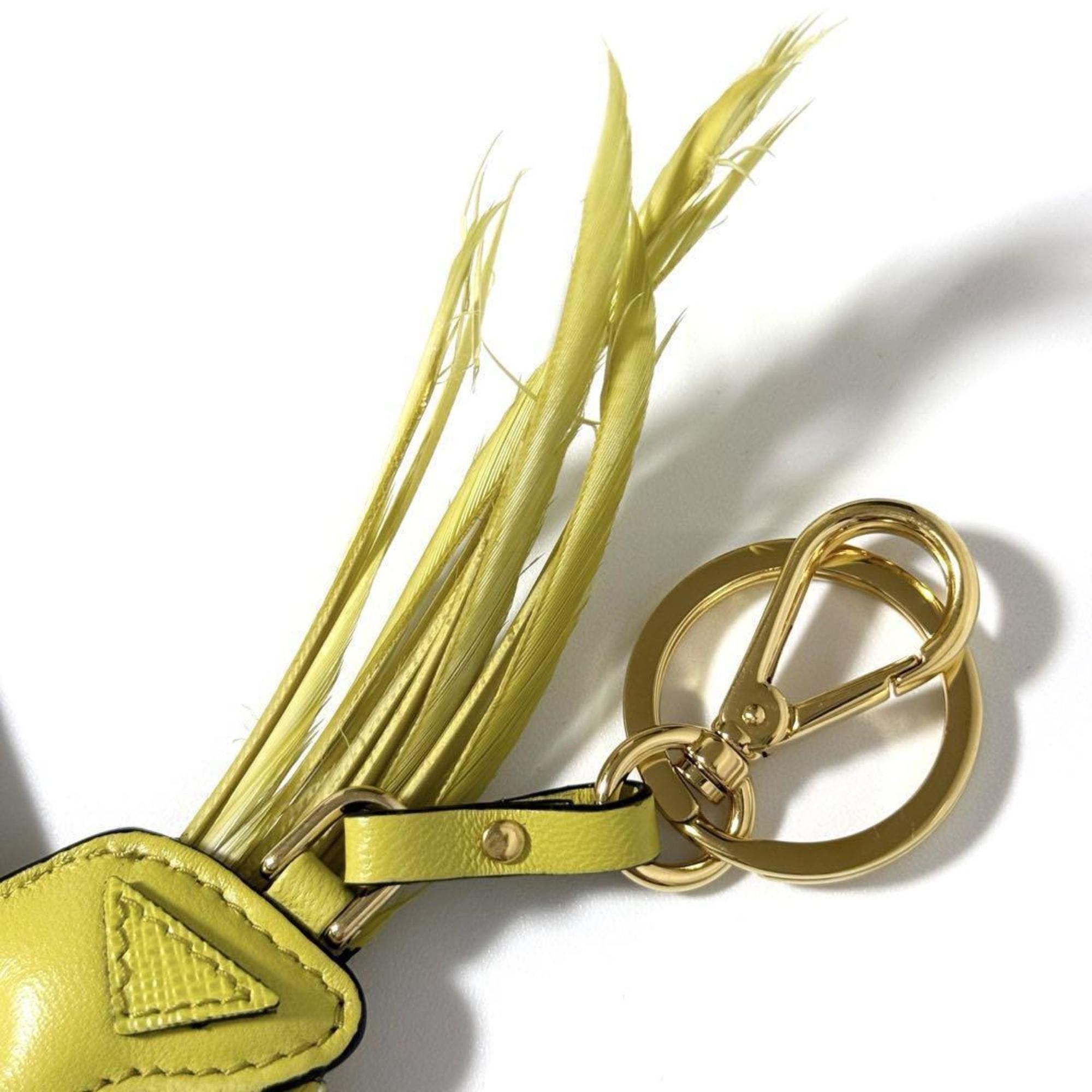 Prada PRADA Men's Women's Key Ring Holder Bag Charm Leather Size ONE SIZE - 7 Thumbnail