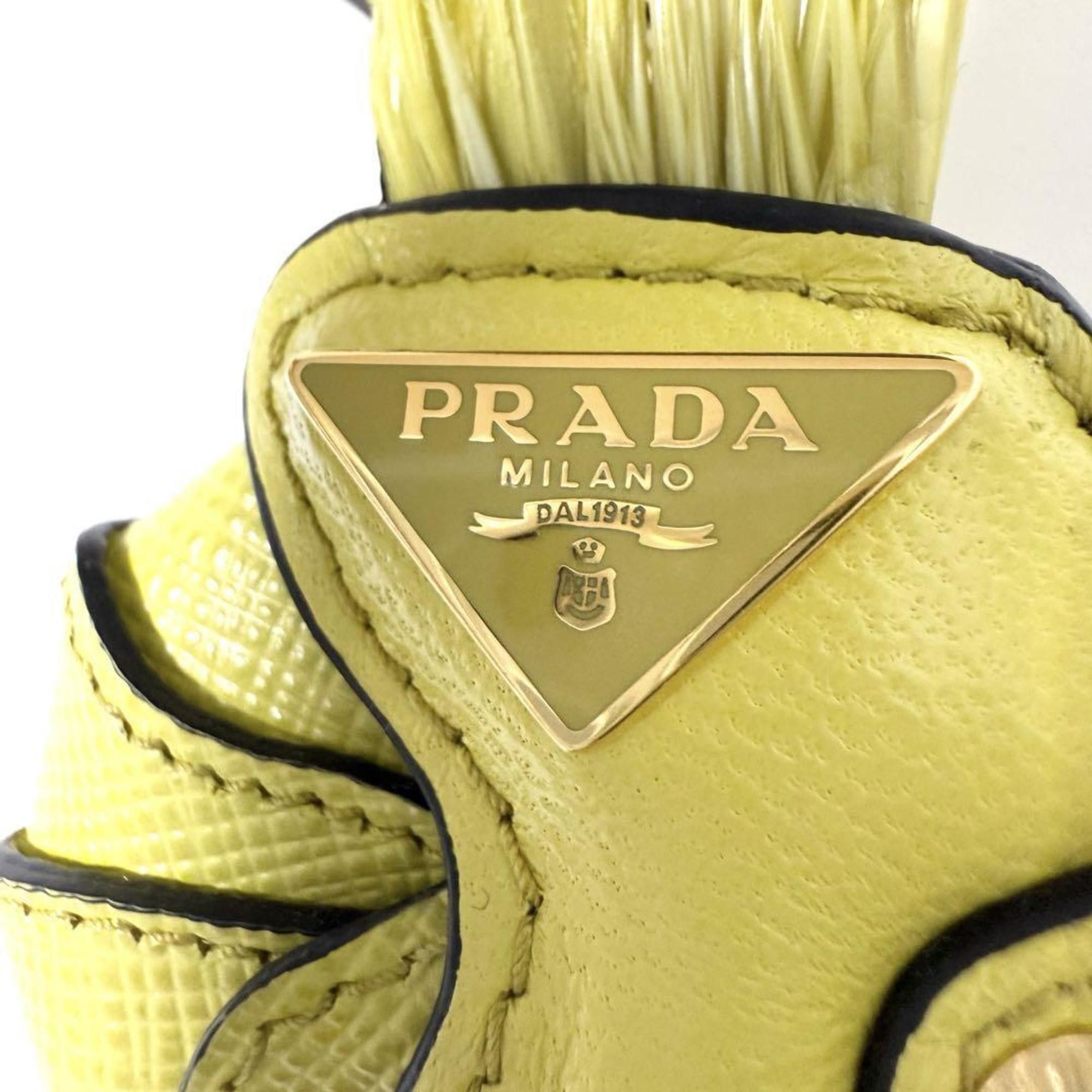 Prada PRADA Men's Women's Key Ring Holder Bag Charm Leather Size ONE SIZE - 9 Thumbnail