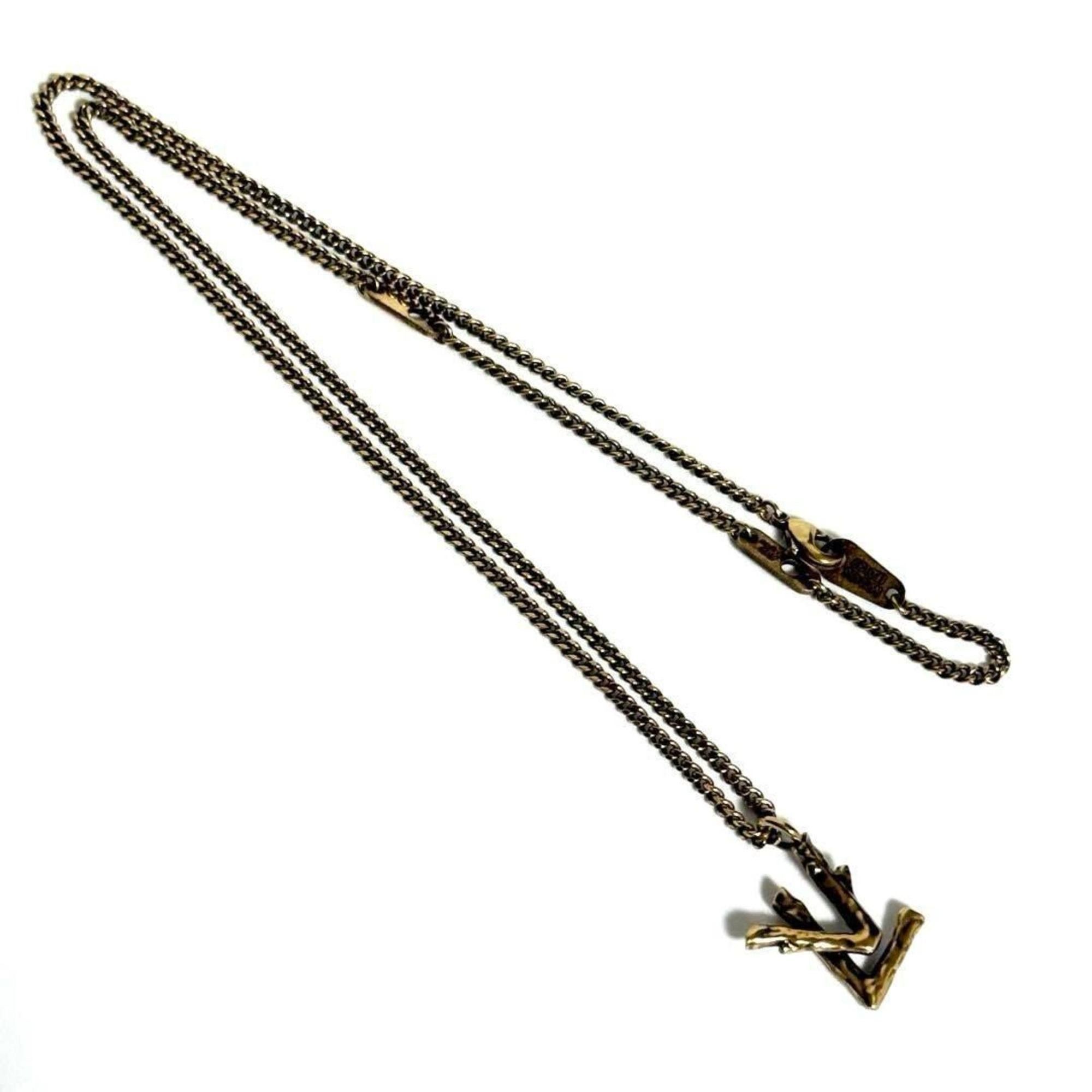 Louis Vuitton LOUIS VUITTON Men's Pendant Necklace LV Twig Size ONE SIZE - 3 Thumbnail