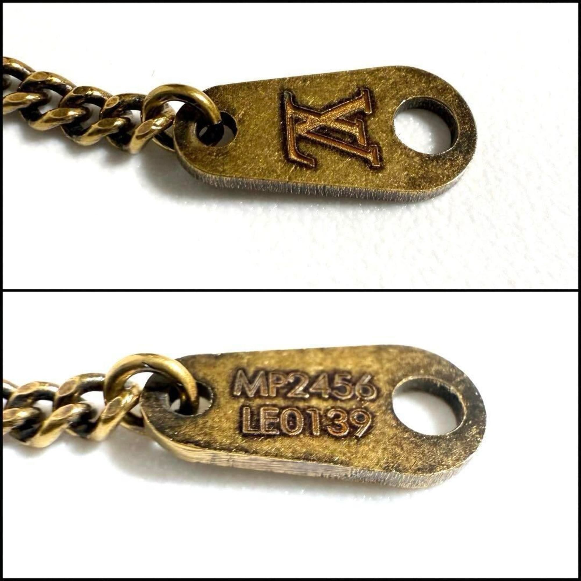 Louis Vuitton LOUIS VUITTON Men's Pendant Necklace LV Twig Size ONE SIZE - 8 Thumbnail
