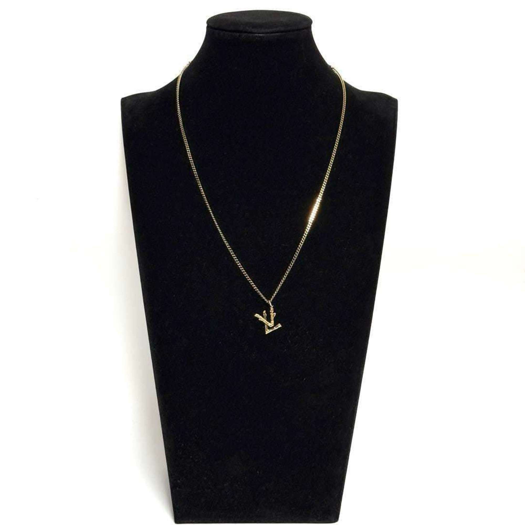 Louis Vuitton LOUIS VUITTON Men's Pendant Necklace LV Twig Size ONE SIZE - 9 Thumbnail