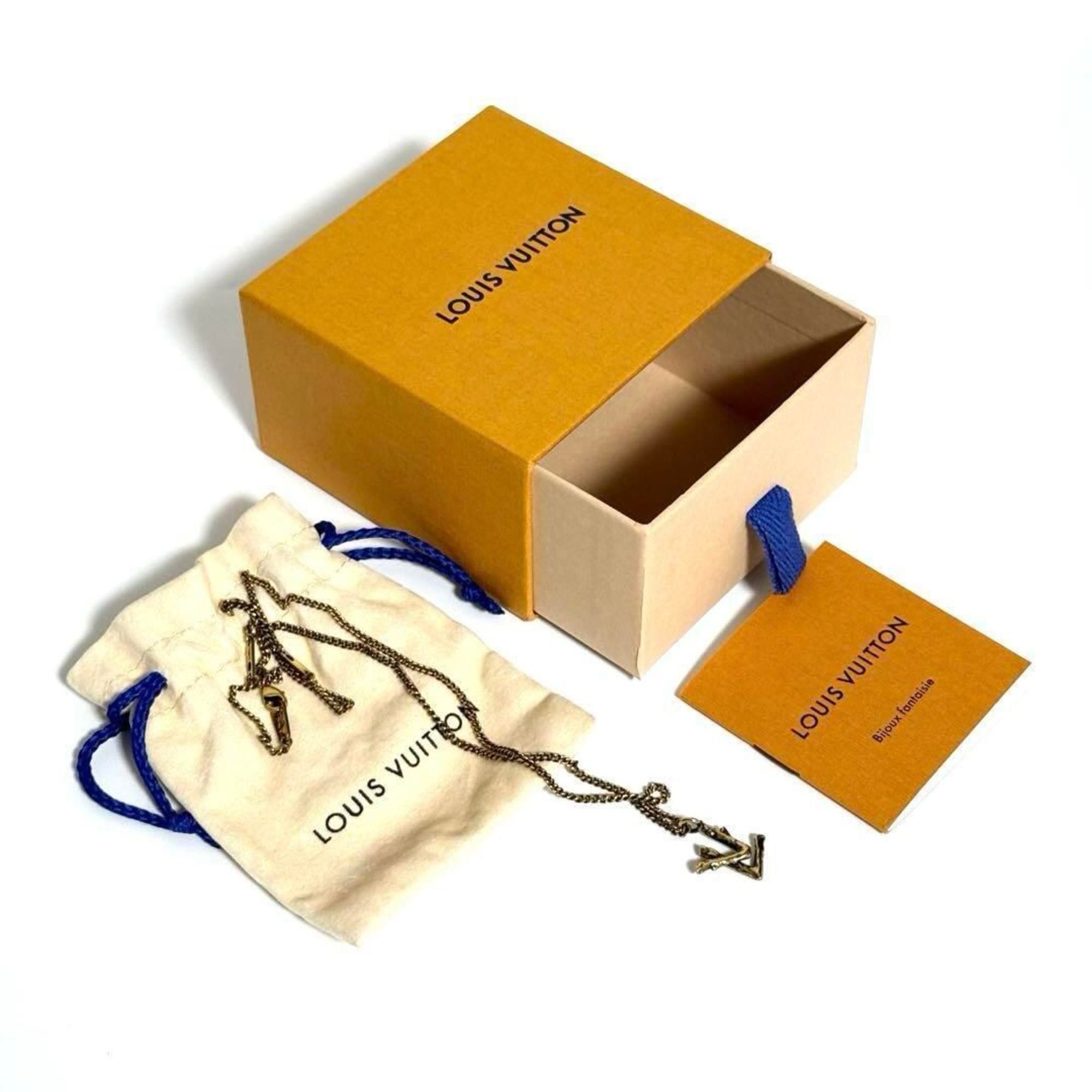 Louis Vuitton LOUIS VUITTON Men's Pendant Necklace LV Twig Size ONE SIZE - 10 Thumbnail
