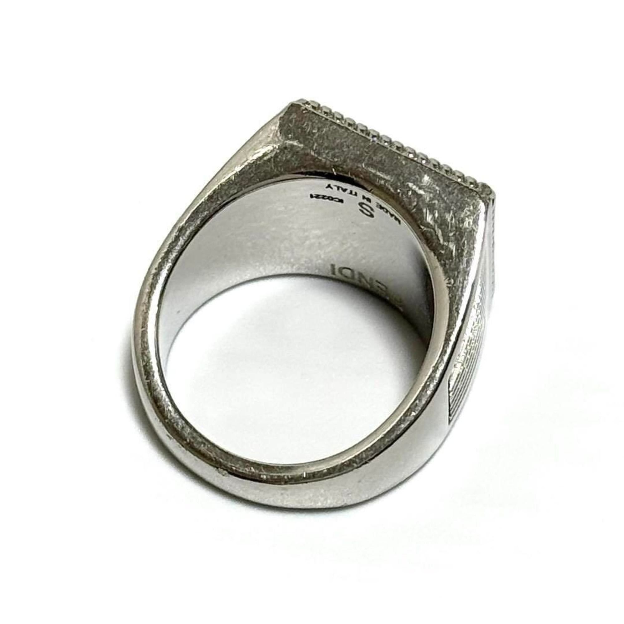 Fendi FENDI Men's Signet Ring FF Size ONE SIZE - 7 Thumbnail