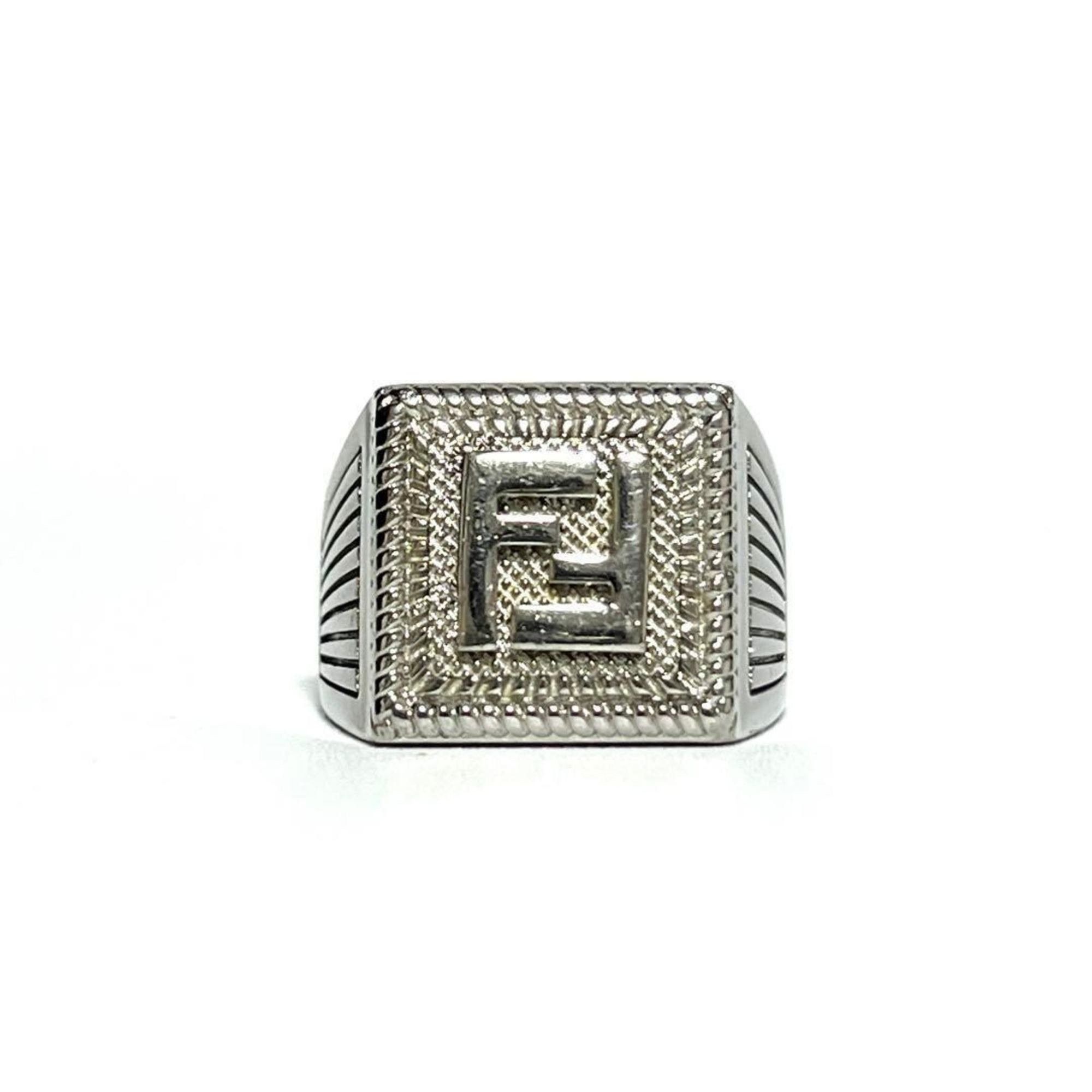 Fendi FENDI Men's Signet Ring FF Size ONE SIZE - 2 Thumbnail