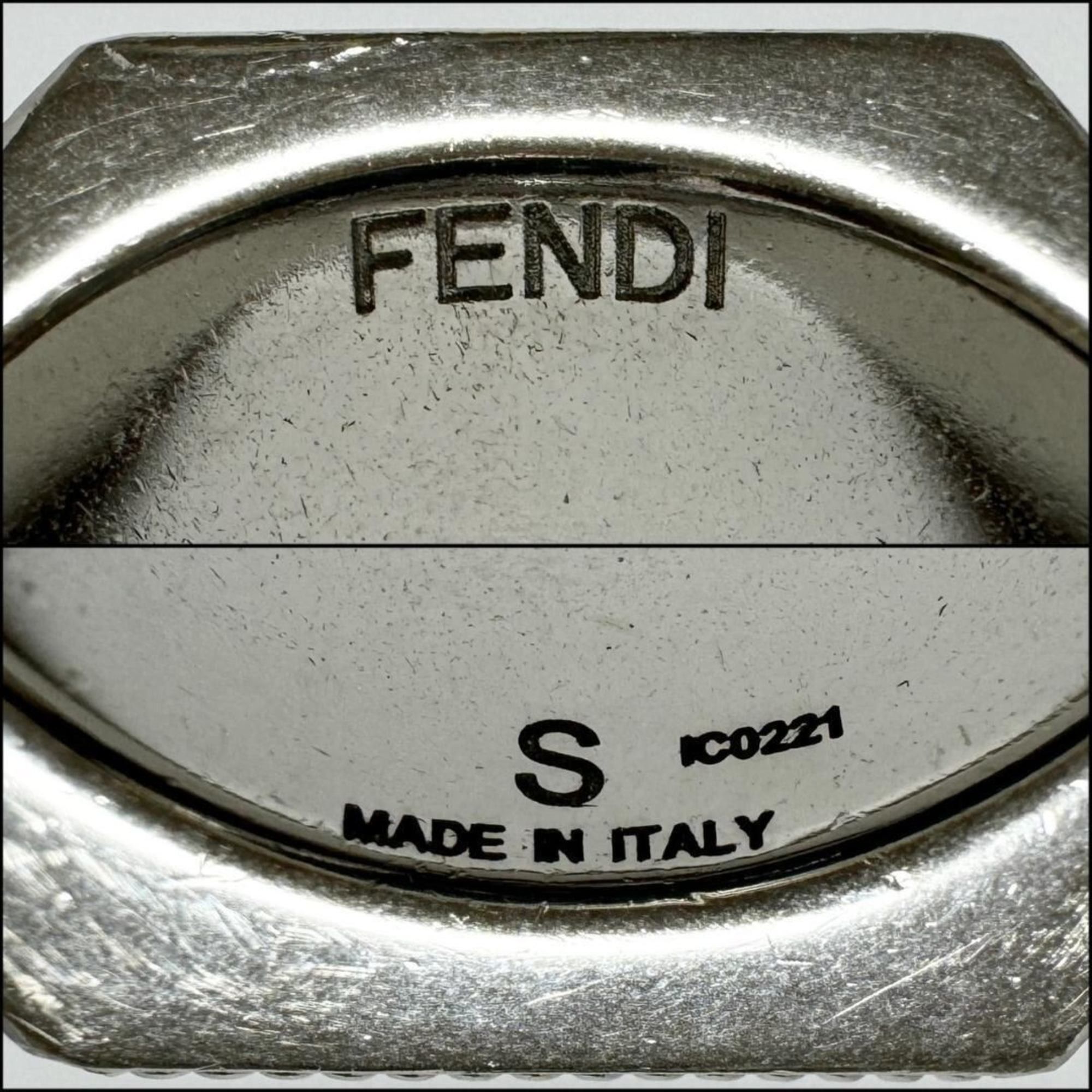Fendi FENDI Men's Signet Ring FF Size ONE SIZE - 8 Thumbnail
