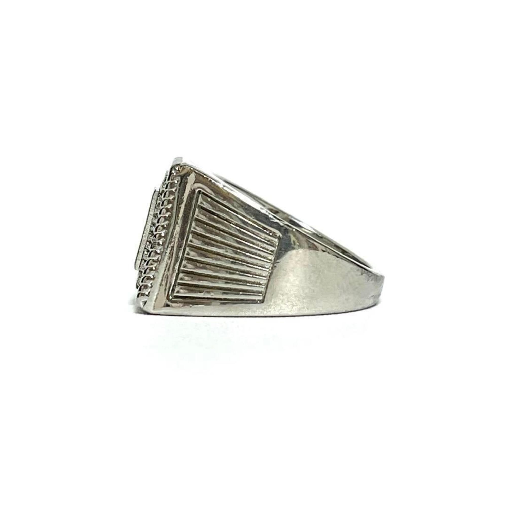 Fendi FENDI Men's Signet Ring FF Size ONE SIZE - 5 Thumbnail