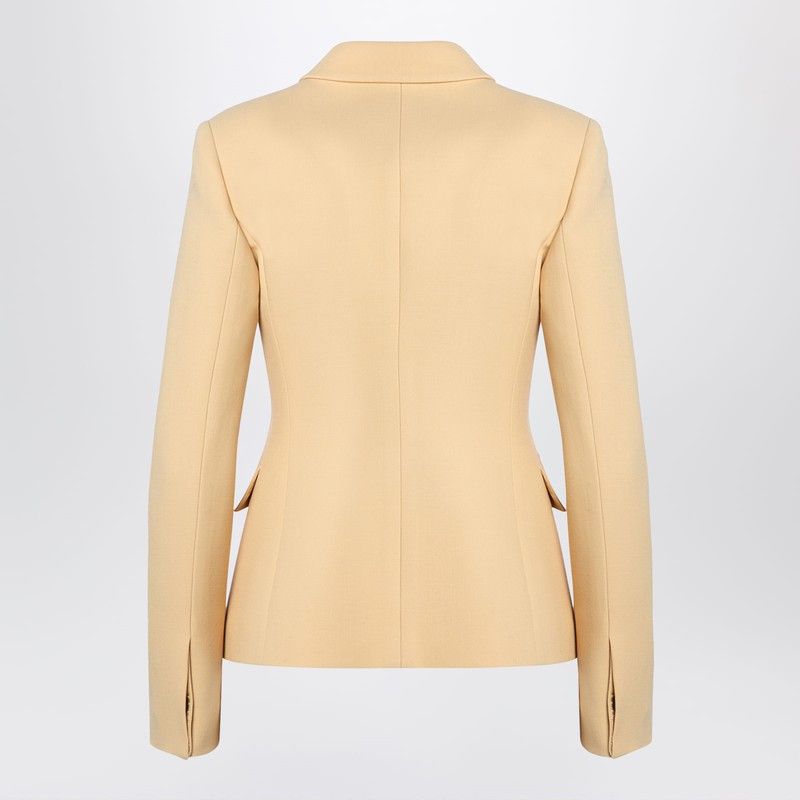 ジャケット GUCCI Cream coloured wool crepe jacket GUCCI Cream coloured wool crêpe jacket | TheDoubleF