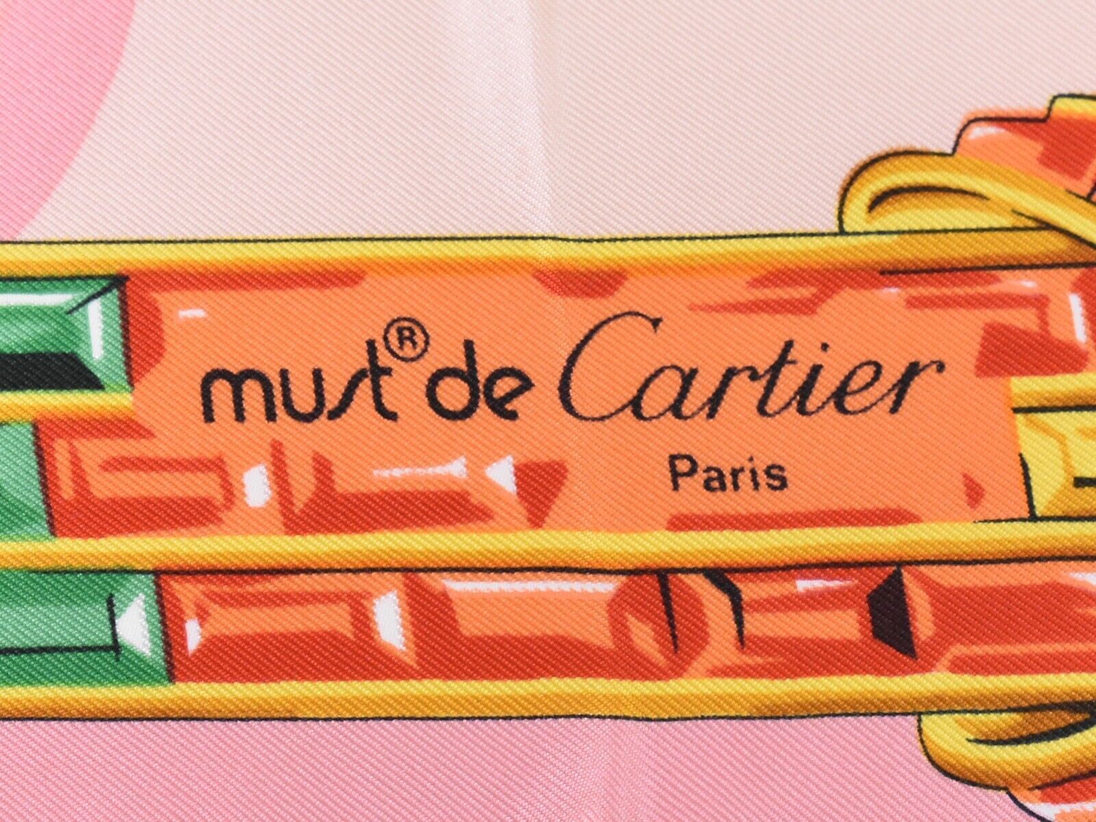 Cartier Cartier Must de Cartier scarf Size ONE SIZE - 13 Thumbnail