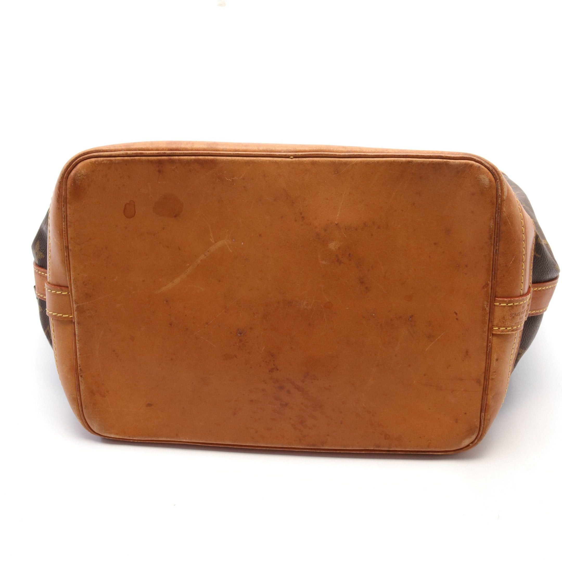 Louis Vuitton Louis Vuitton Noe Monogram Shoulder Bag Leather Brown Size ONE SIZE - 6 Thumbnail