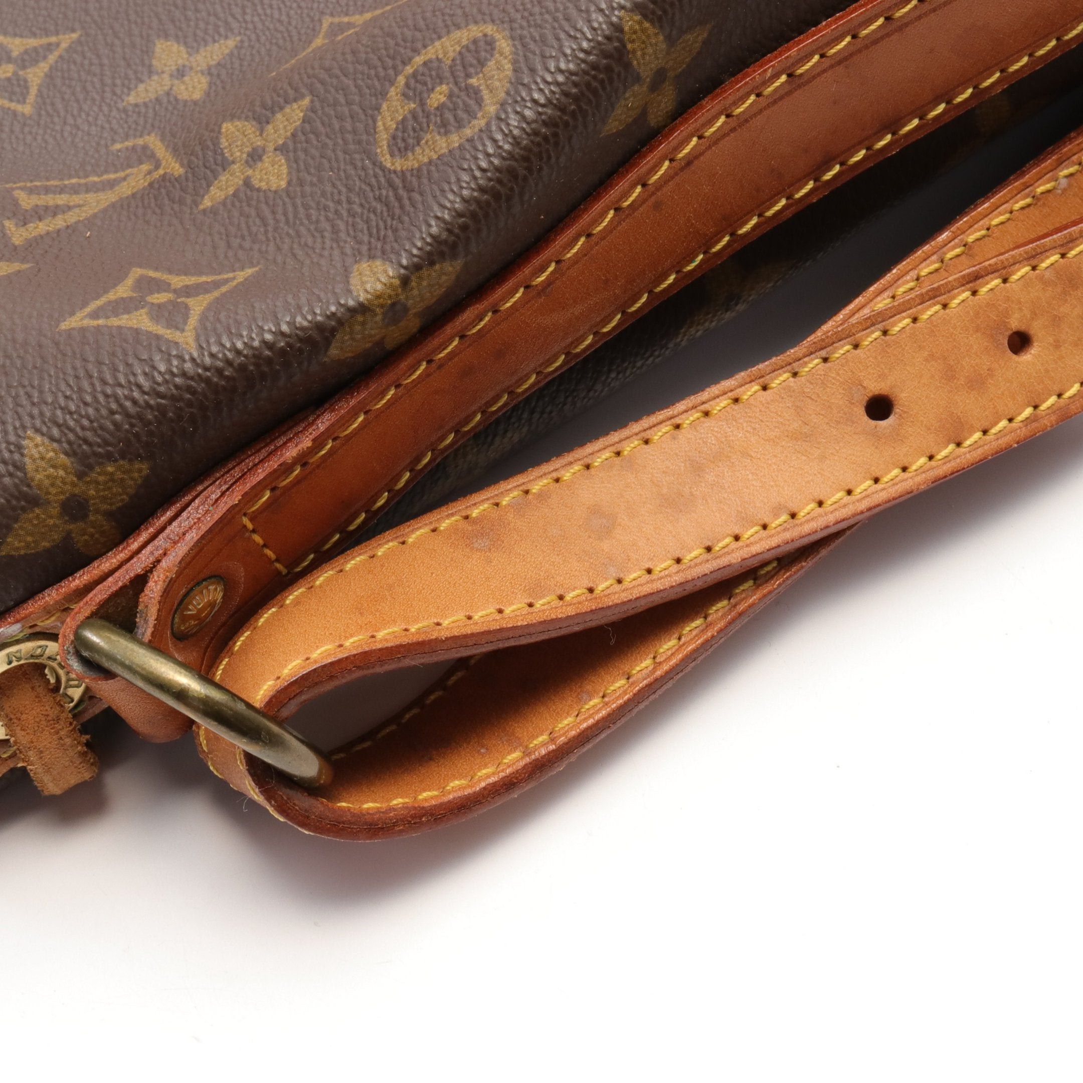 Louis Vuitton Louis Vuitton Noe Monogram Shoulder Bag Leather Brown Size ONE SIZE - 8 Thumbnail