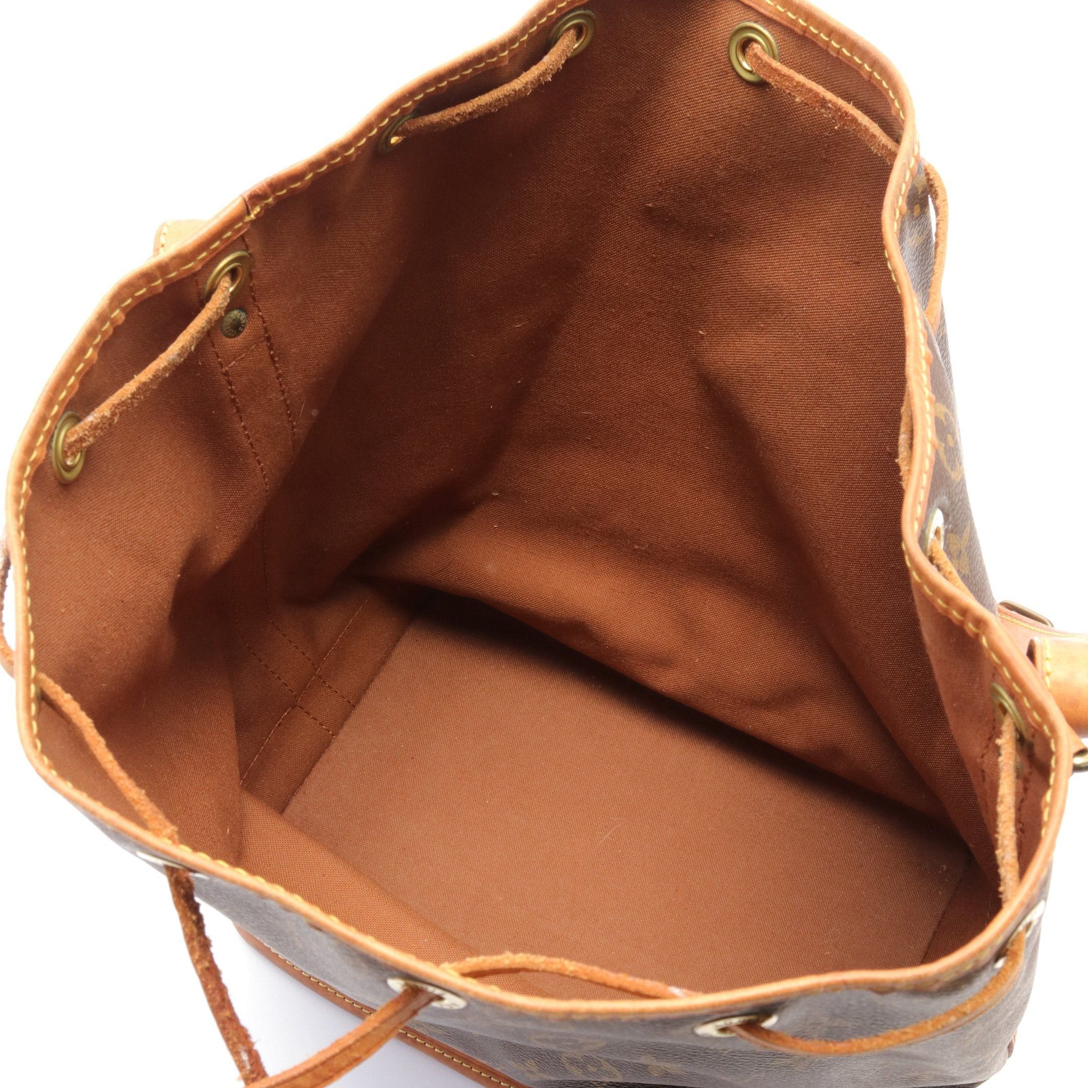 Louis Vuitton Louis Vuitton Noe Monogram Shoulder Bag Leather Brown Size ONE SIZE - 3 Thumbnail