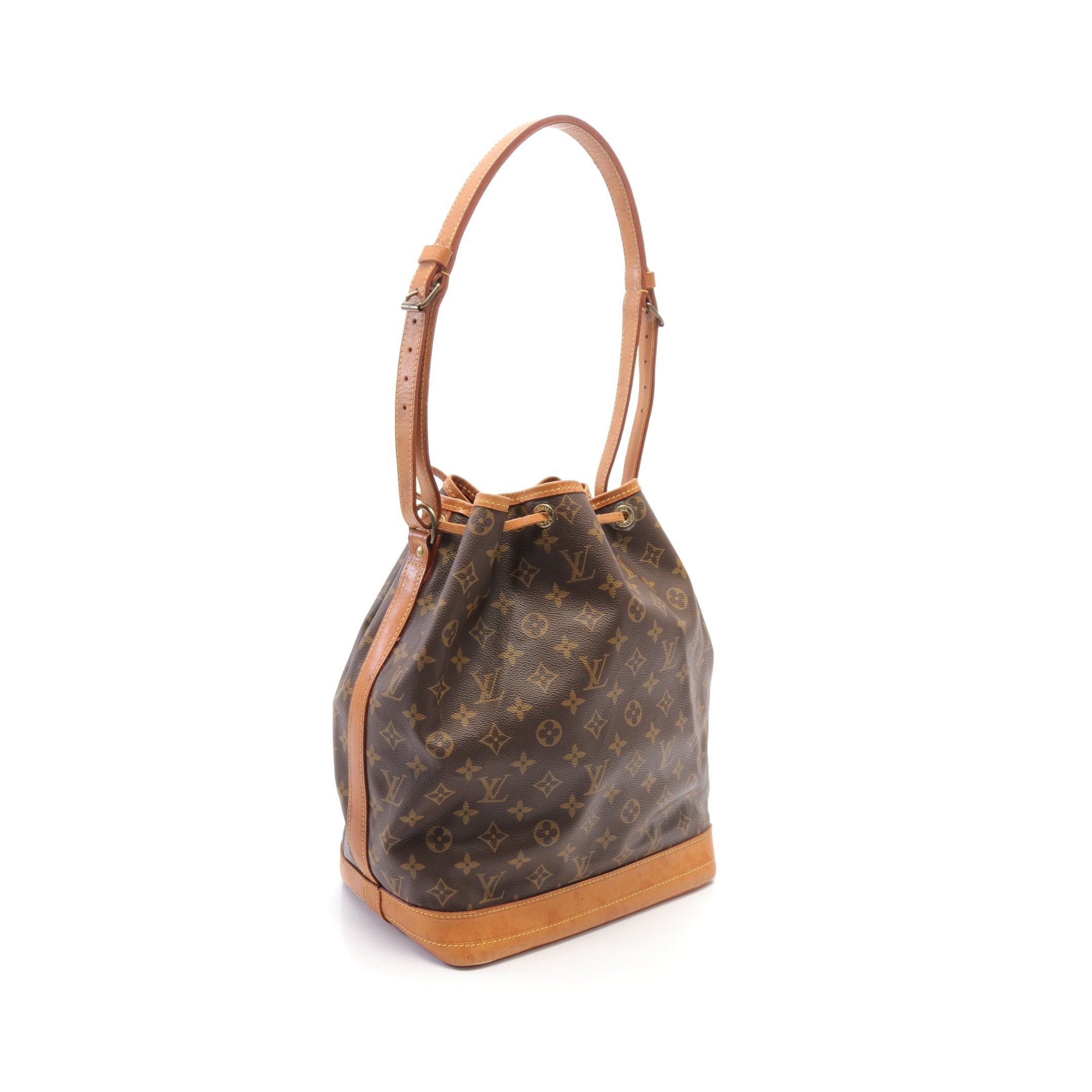 Louis Vuitton Louis Vuitton Noe Monogram Shoulder Bag Leather Brown Size ONE SIZE - 2 Thumbnail