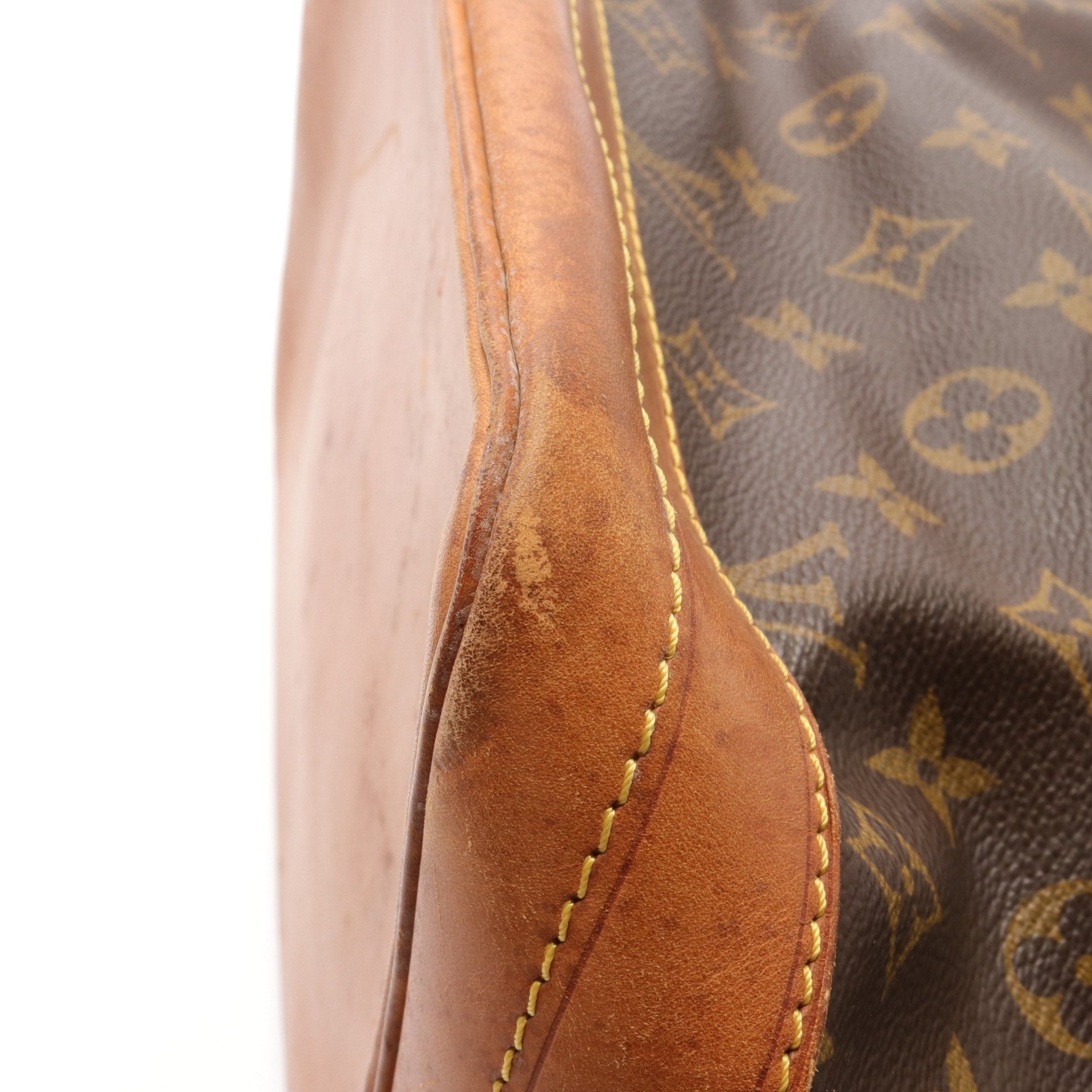 Louis Vuitton Louis Vuitton Noe Monogram Shoulder Bag Leather Brown Size ONE SIZE - 7 Thumbnail