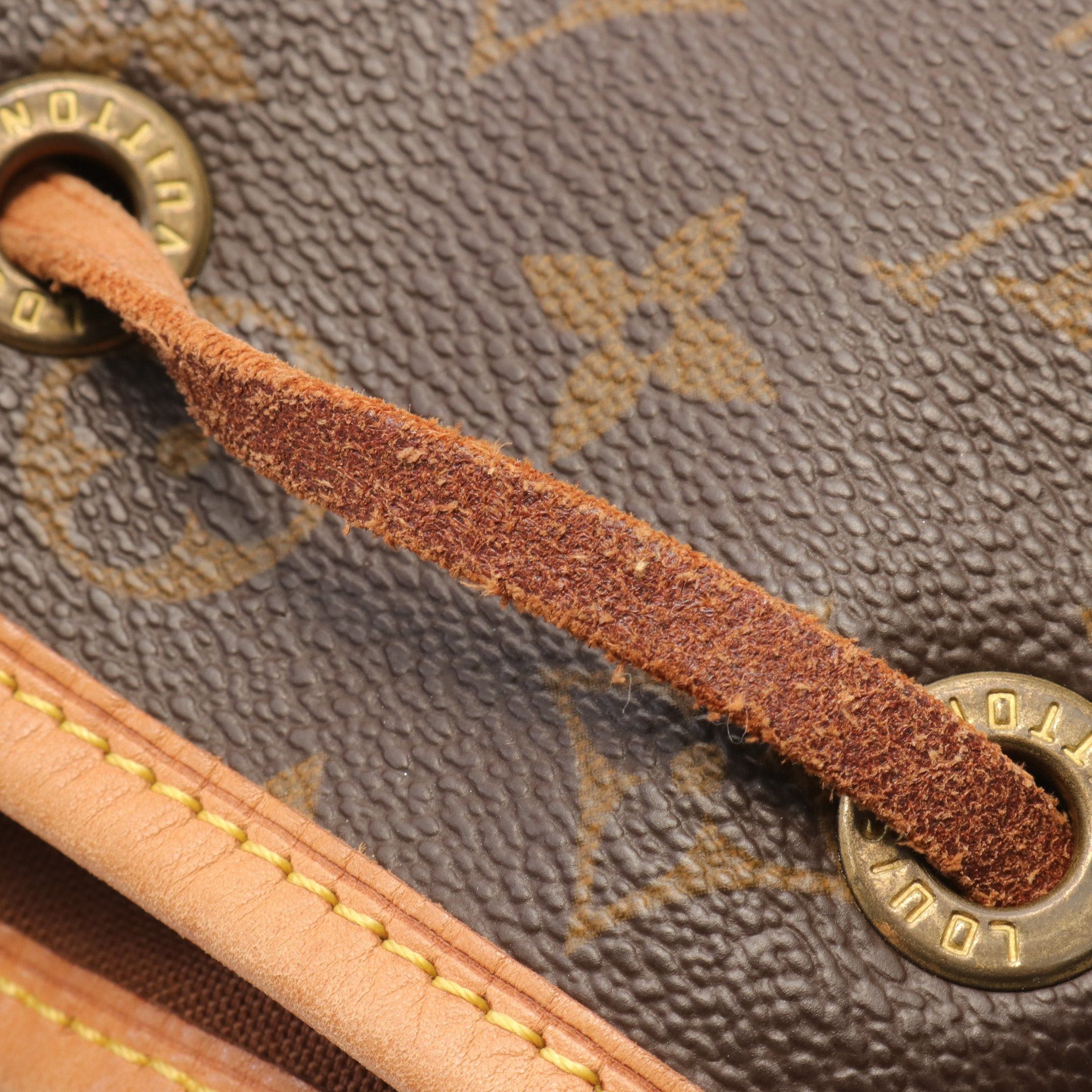 Louis Vuitton Louis Vuitton Montsouris Gm Monogram Backpack Rucksack Leather Brown Size ONE SIZE - 11 Thumbnail