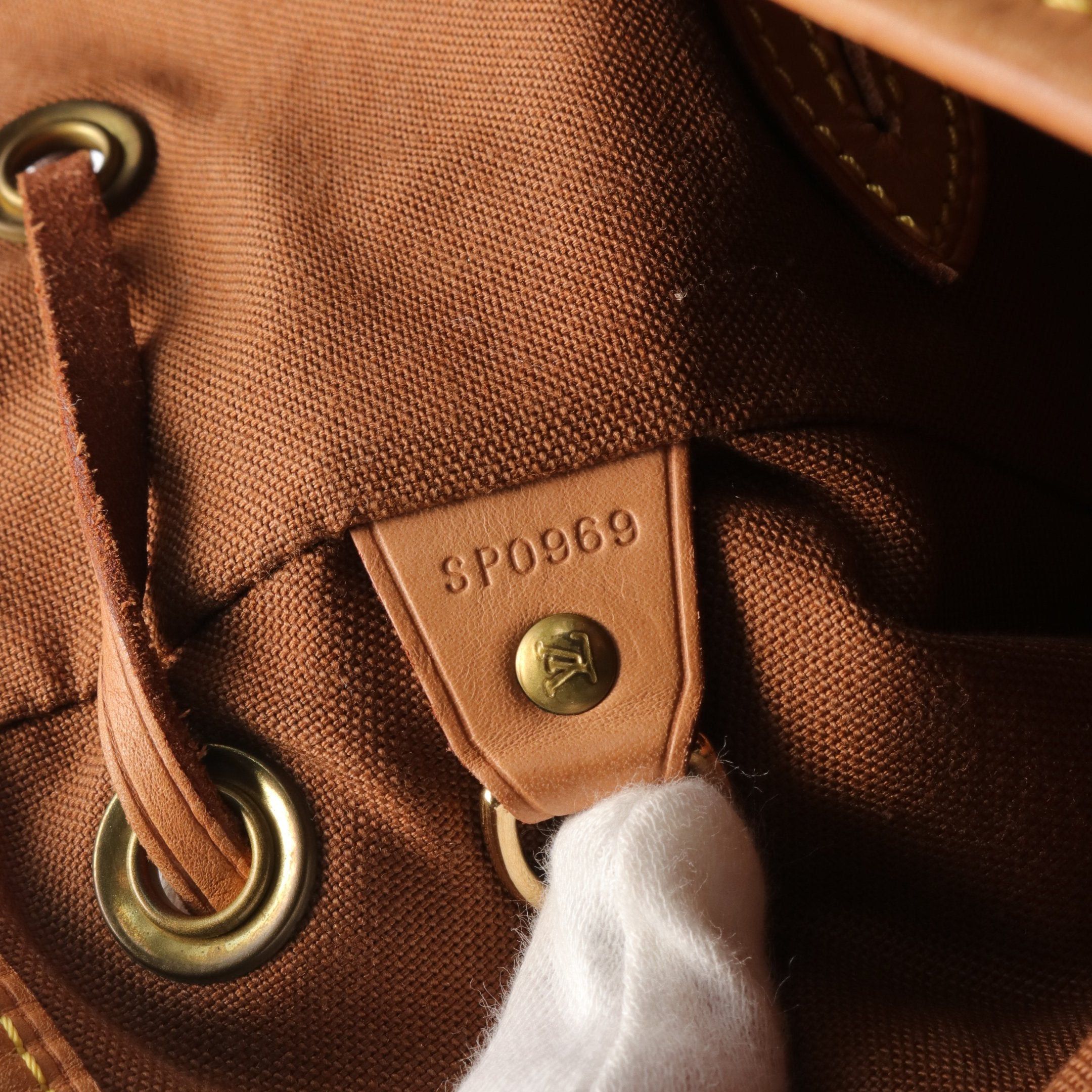 Louis Vuitton Louis Vuitton Montsouris Gm Monogram Backpack Rucksack Leather Brown Size ONE SIZE - 5 Thumbnail