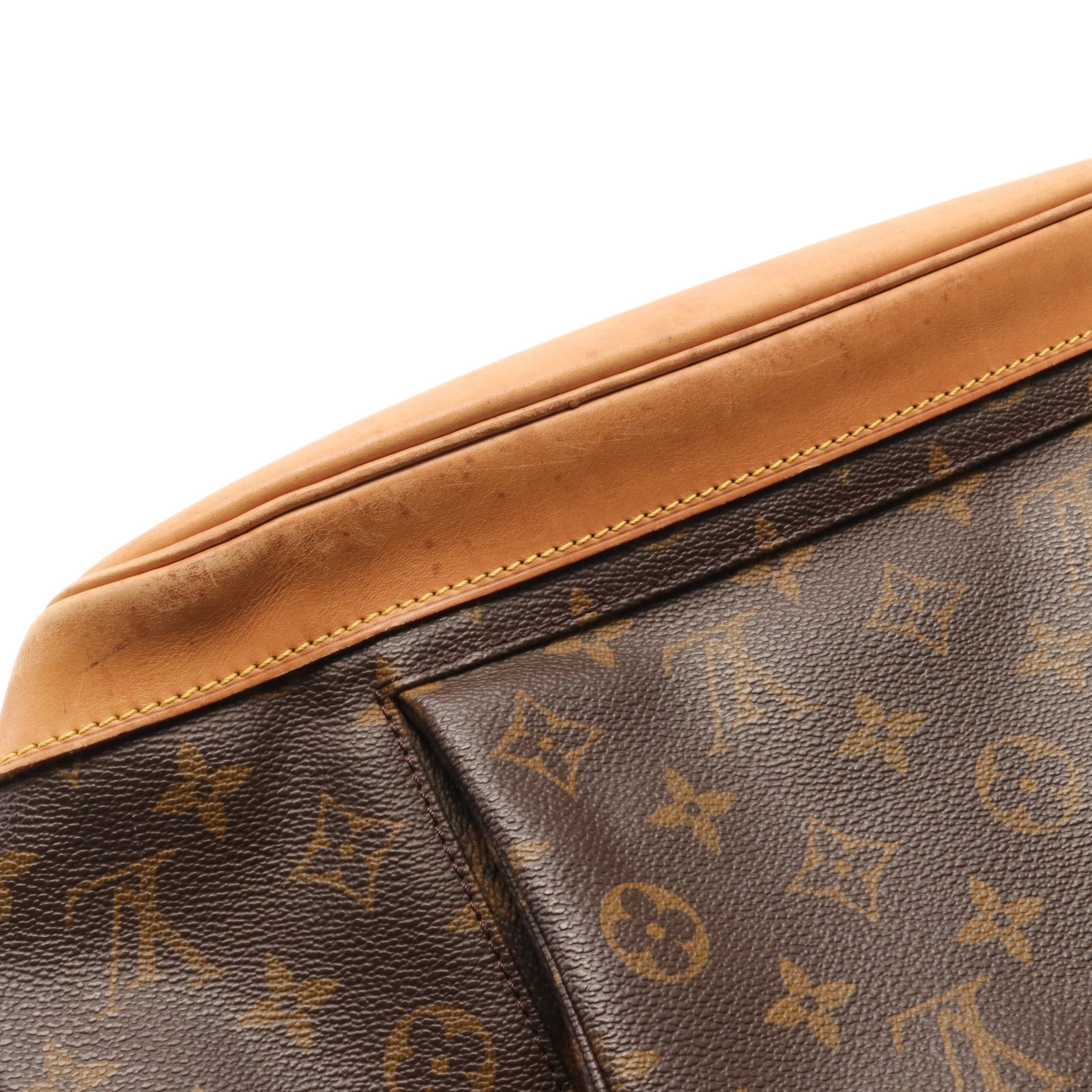 Louis Vuitton Louis Vuitton Montsouris Gm Monogram Backpack Rucksack Leather Brown Size ONE SIZE - 6 Thumbnail