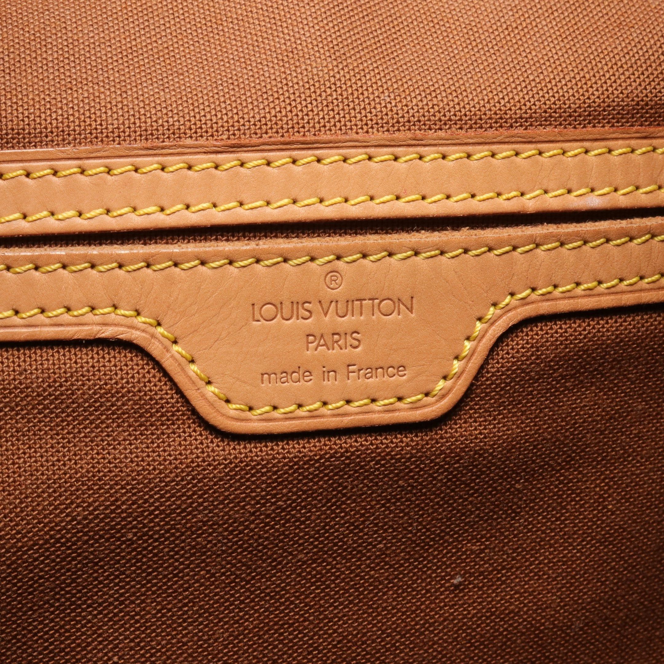Louis Vuitton Louis Vuitton Montsouris Gm Monogram Backpack Rucksack Leather Brown Size ONE SIZE - 4 Thumbnail