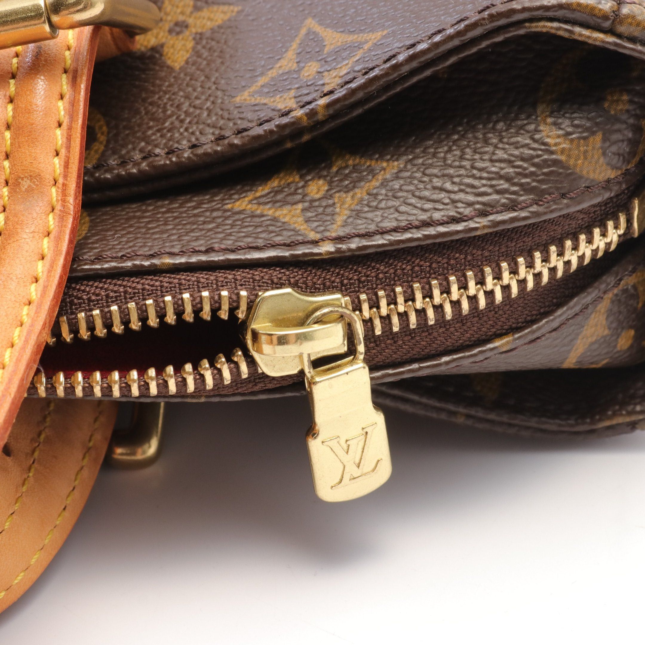 Louis Vuitton Louis Vuitton Multi-Priest Monogram Handbag Leather Brown Size ONE SIZE - 9 Thumbnail