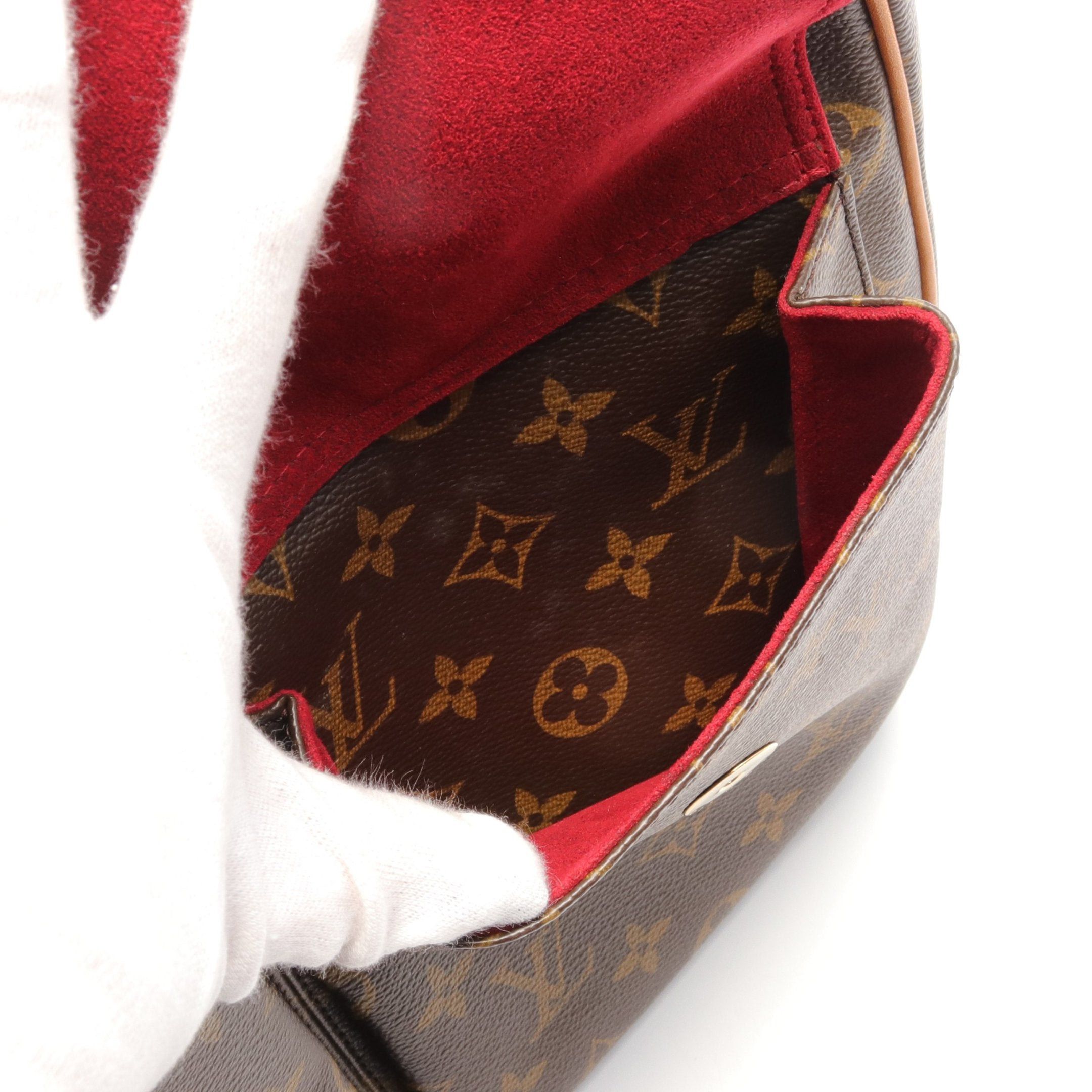 Louis Vuitton Louis Vuitton Multi-Priest Monogram Handbag Leather Brown Size ONE SIZE - 6 Thumbnail