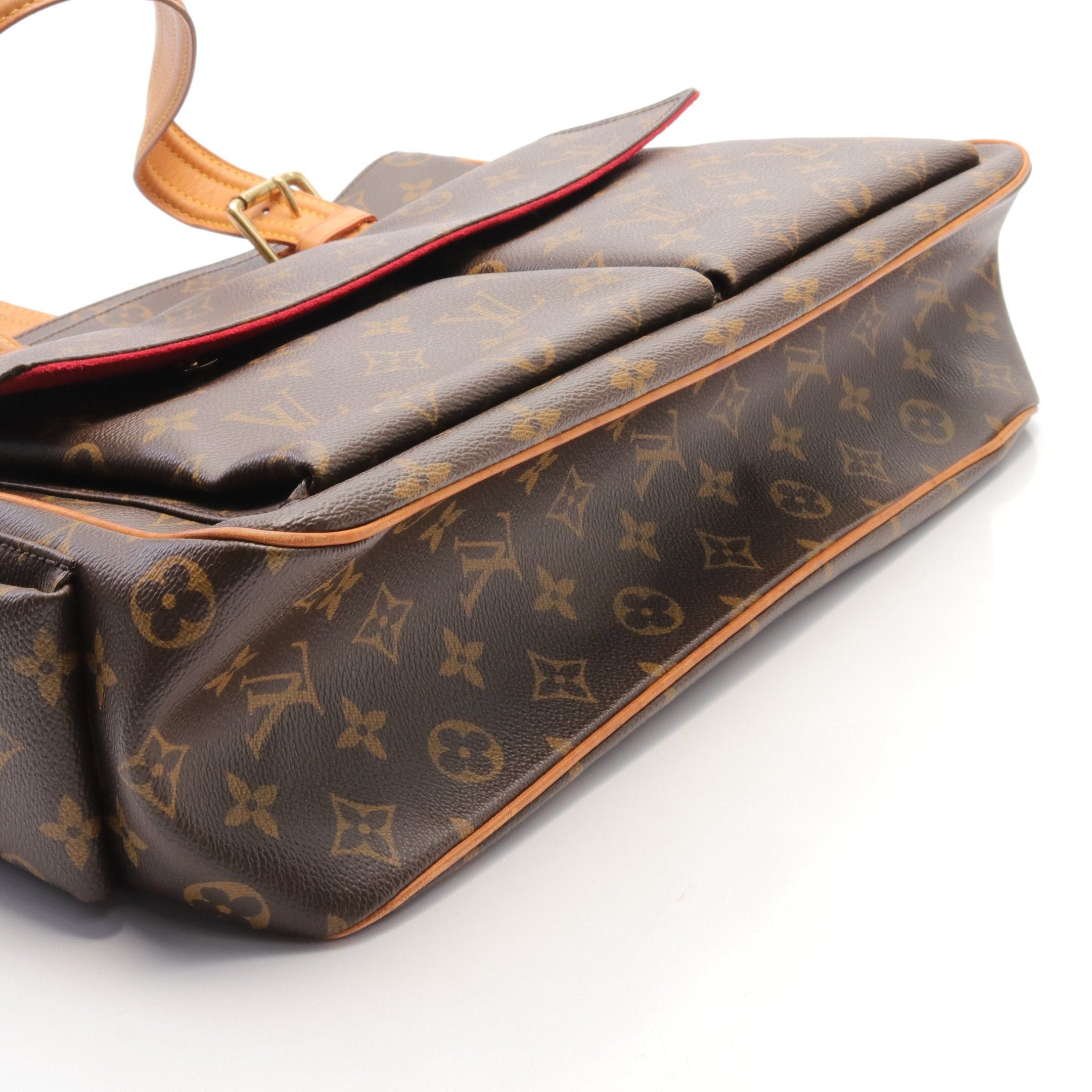 Louis Vuitton Louis Vuitton Multi-Priest Monogram Handbag Leather Brown Size ONE SIZE - 13 Thumbnail
