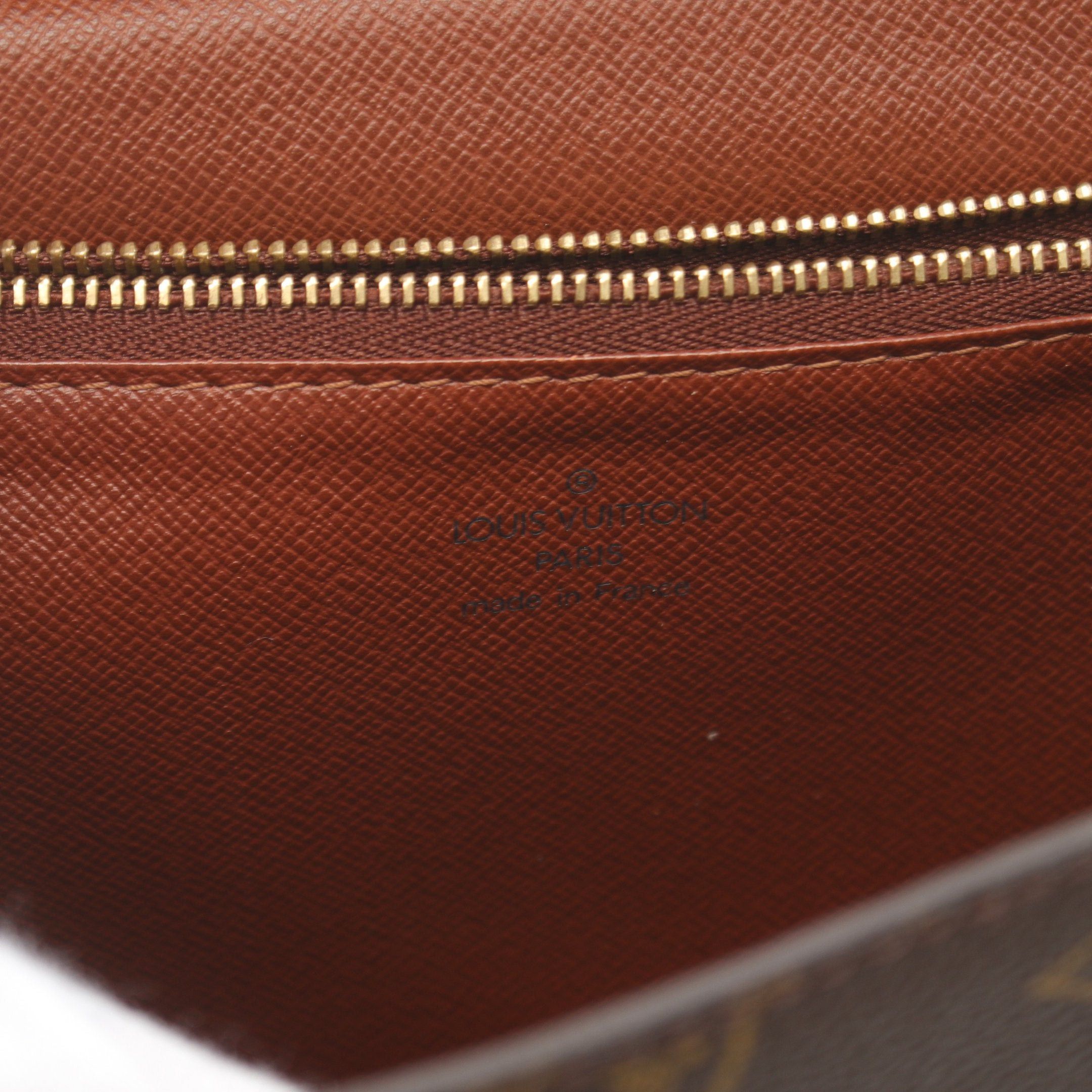 Louis Vuitton Louis Vuitton Malesherbes Monogram Handbag Leather Brown Size ONE SIZE - 4 Thumbnail