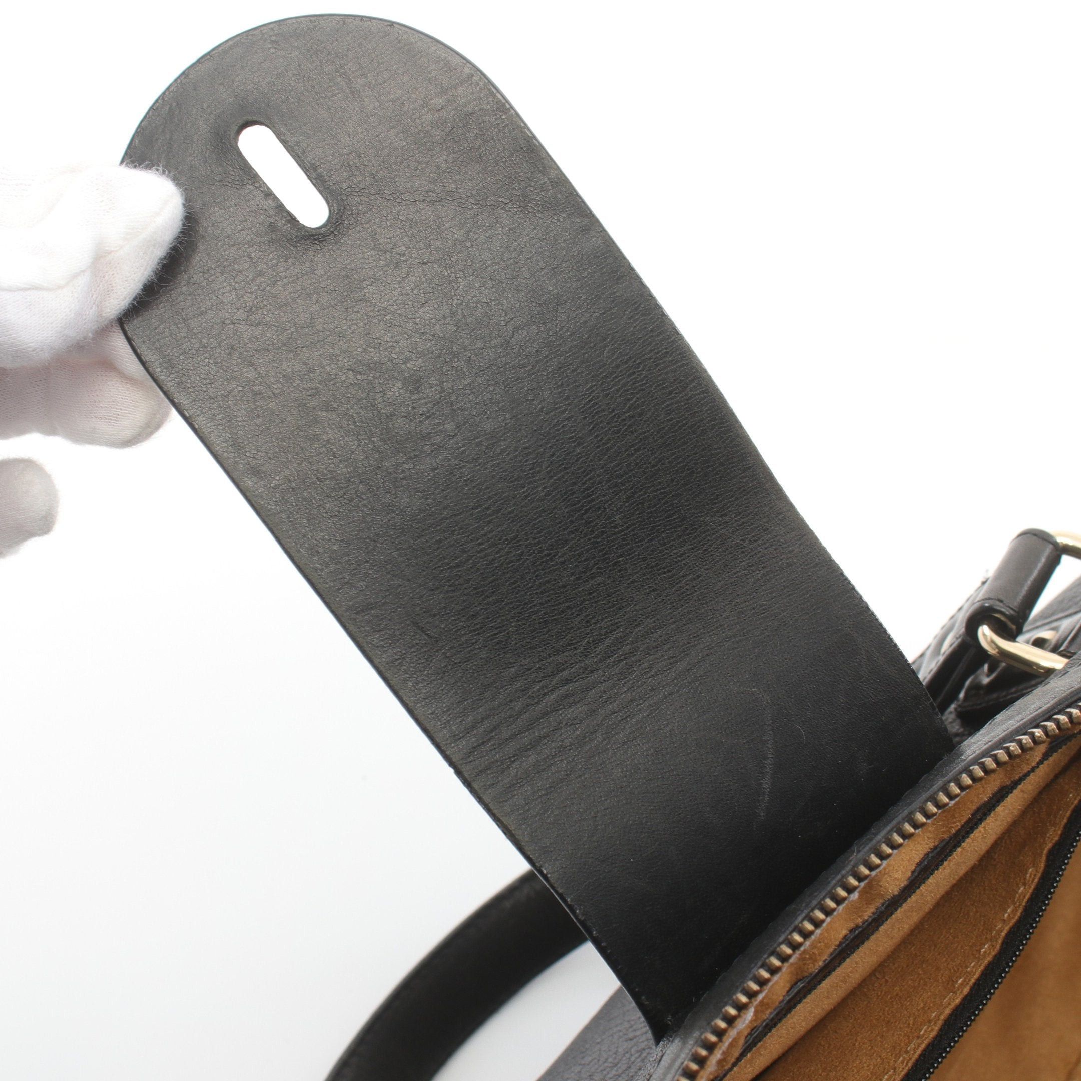 Jimmy Choo Jimmy Choo Handbag Leather Black Size ONE SIZE - 5 Thumbnail
